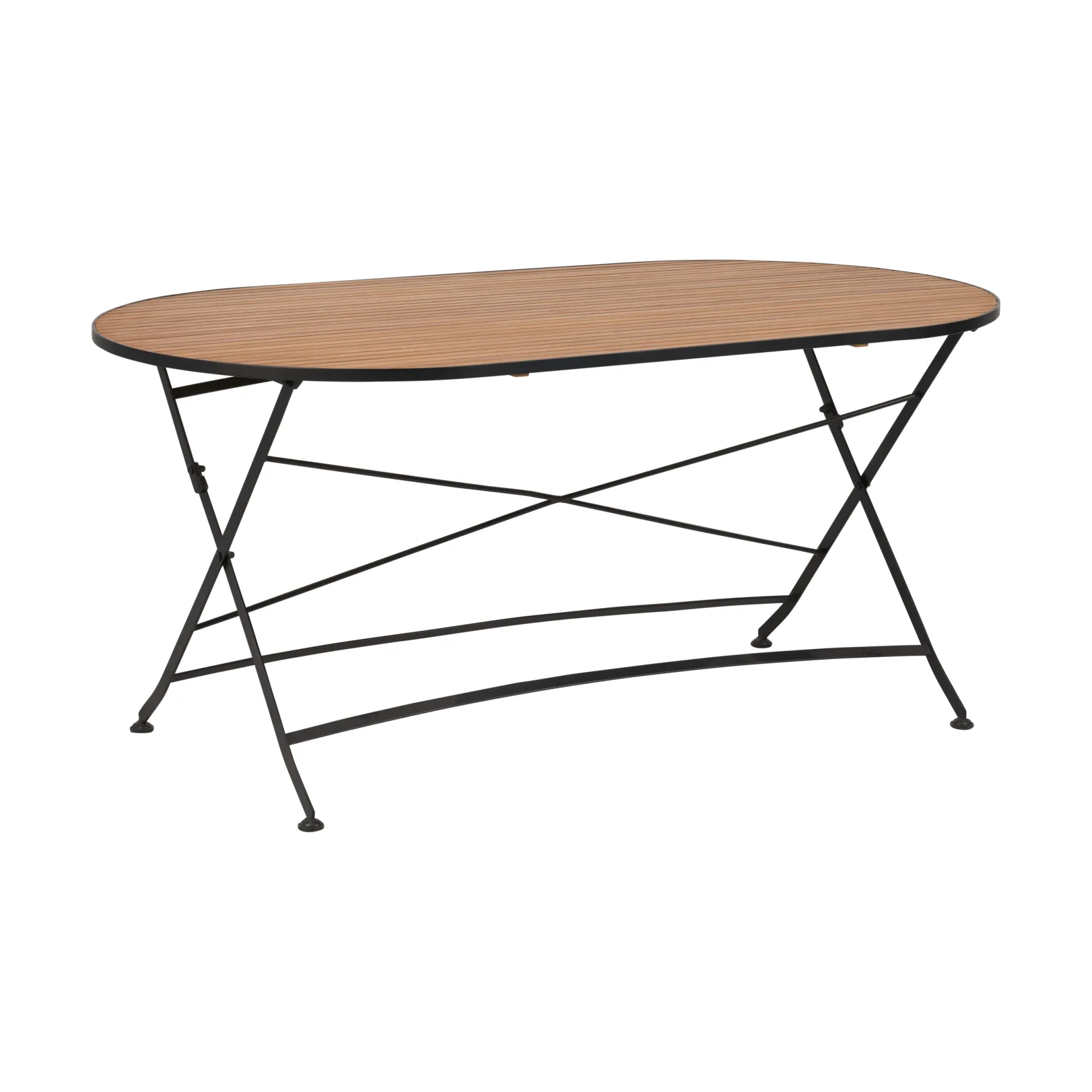Brafab Brewer ruokapöytä Musta teak, 160x85 cm