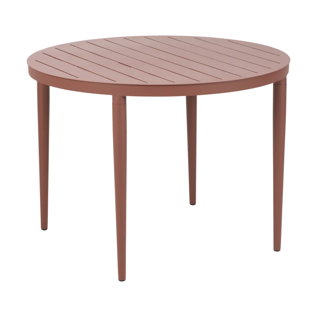 Brafab Bigby ruokapöytä Zin Red, Ø100 cm
