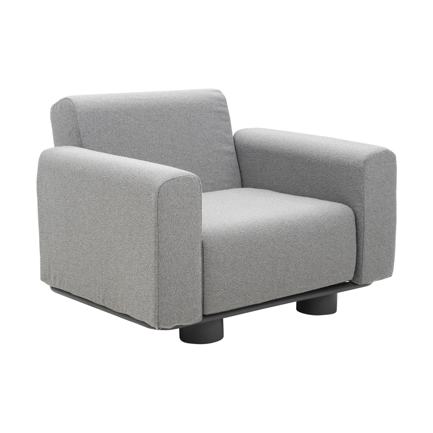 Brafab Bolster nojatuoli Antracit-teddy grey