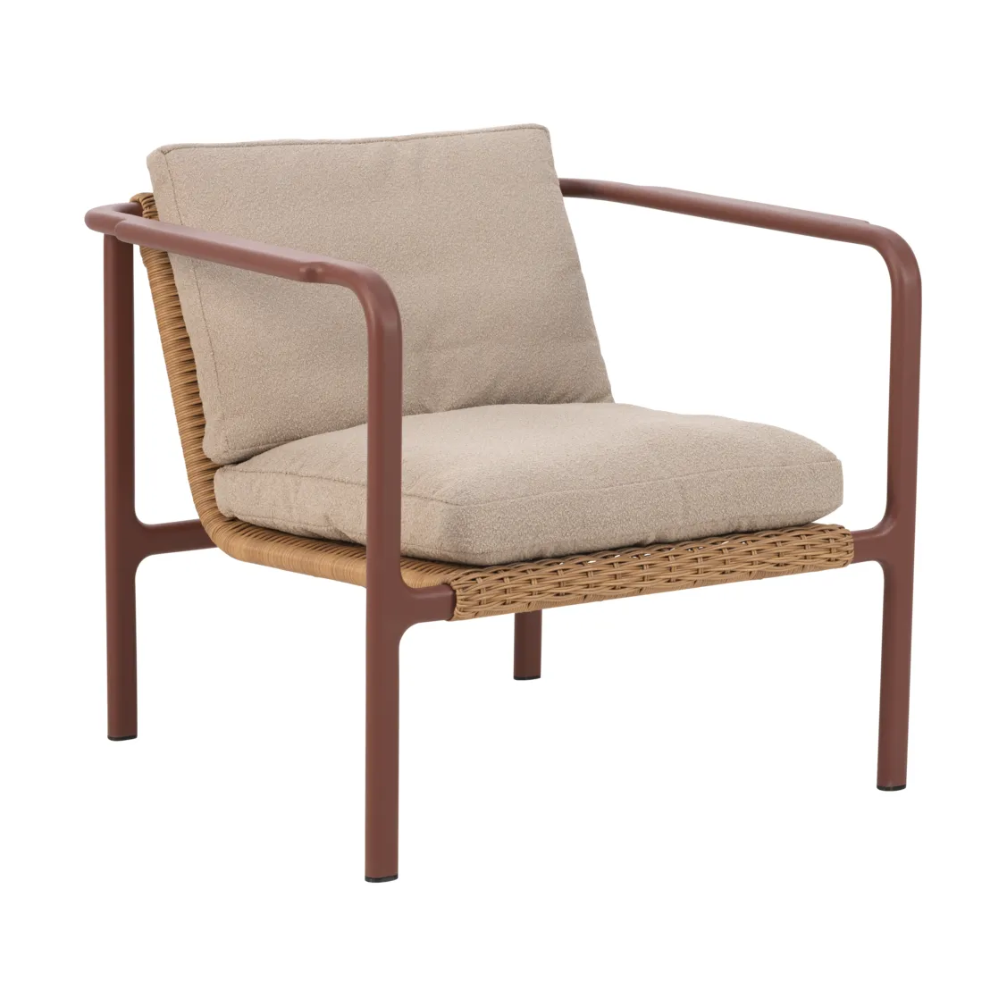 Brafab Motty nojatuoli Zin red-teddy beige