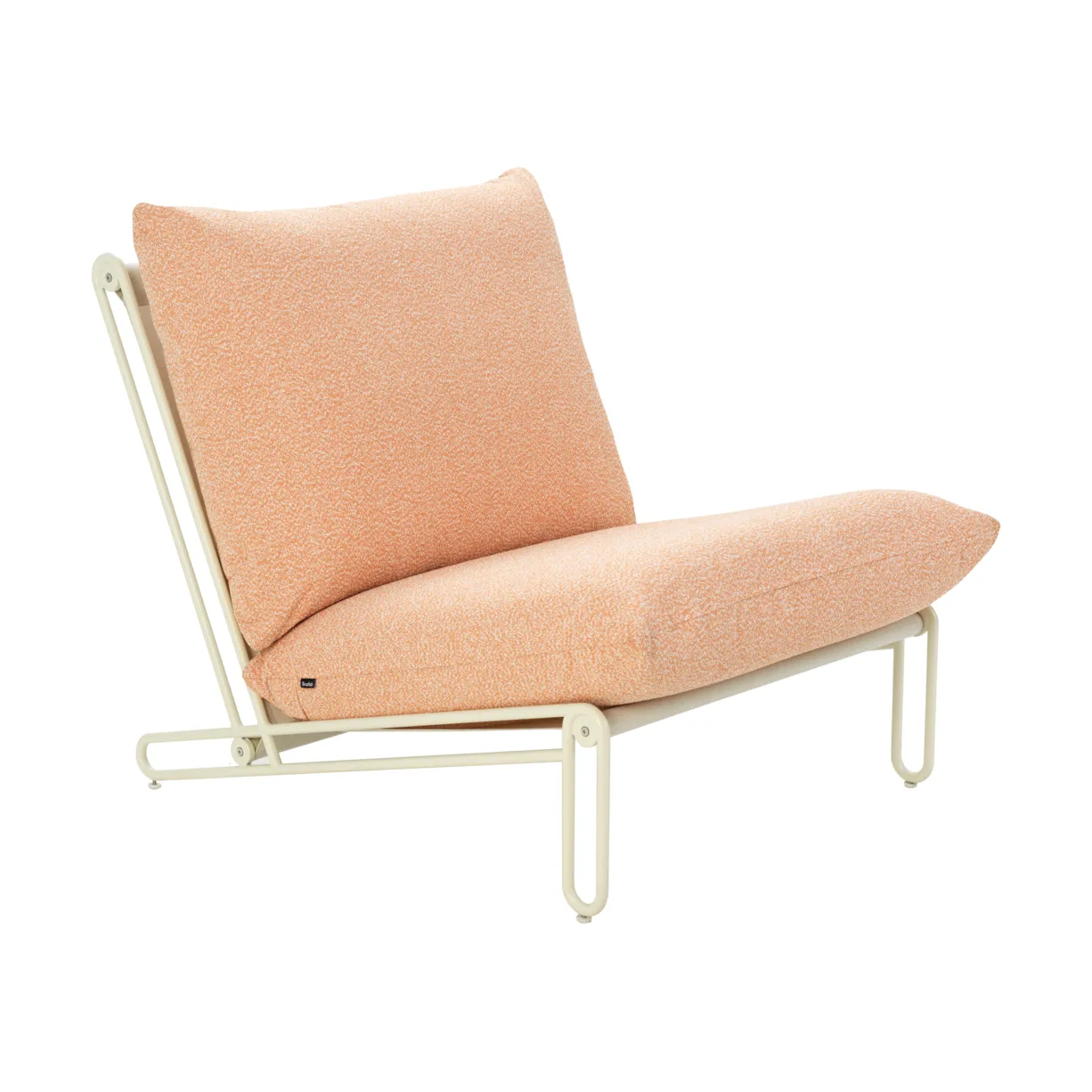 Brafab Blixt lepotuoli Pearl white-teddy orange
