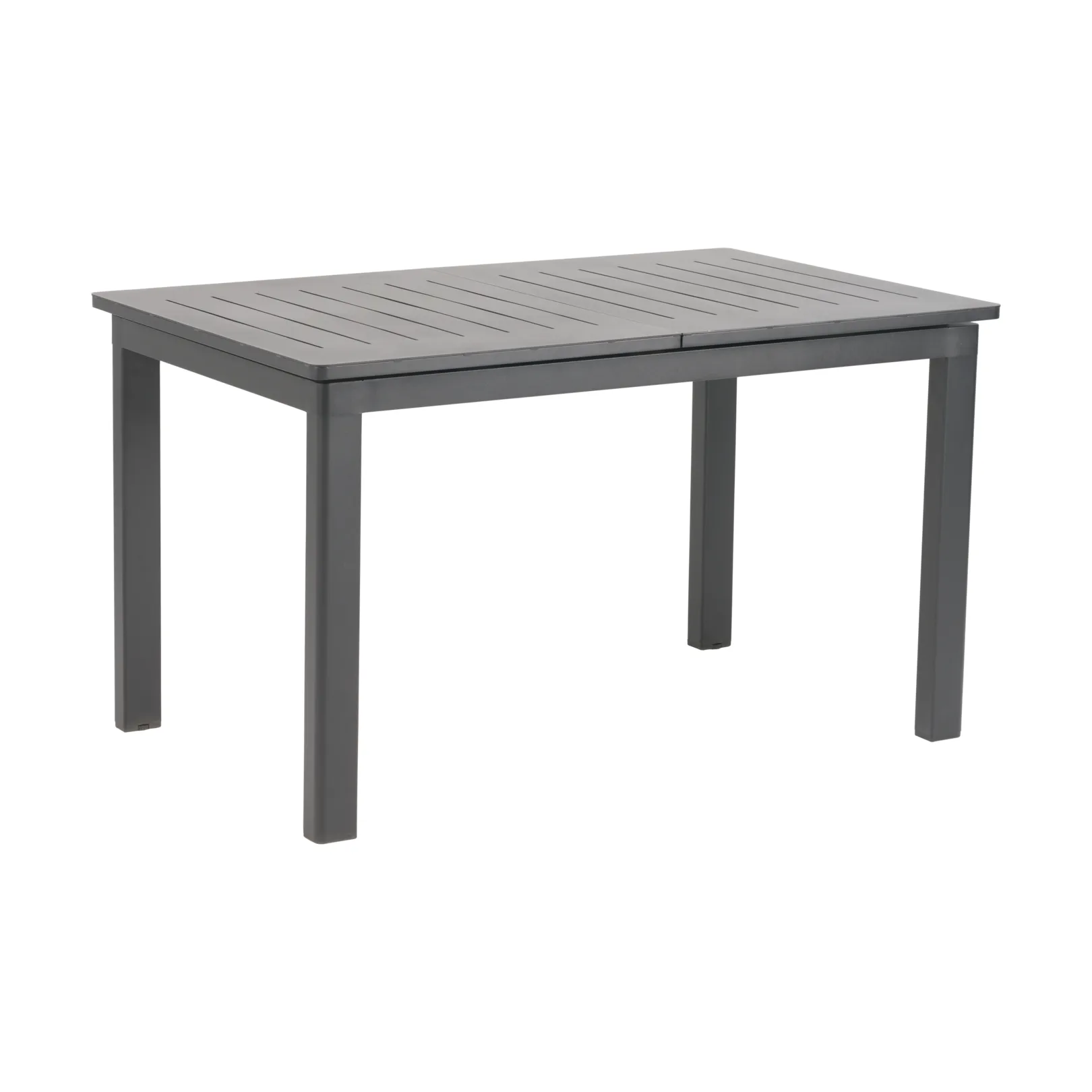 Brafab Lomma ruokapöytä Anthracite, 128-187x80x73 cm
