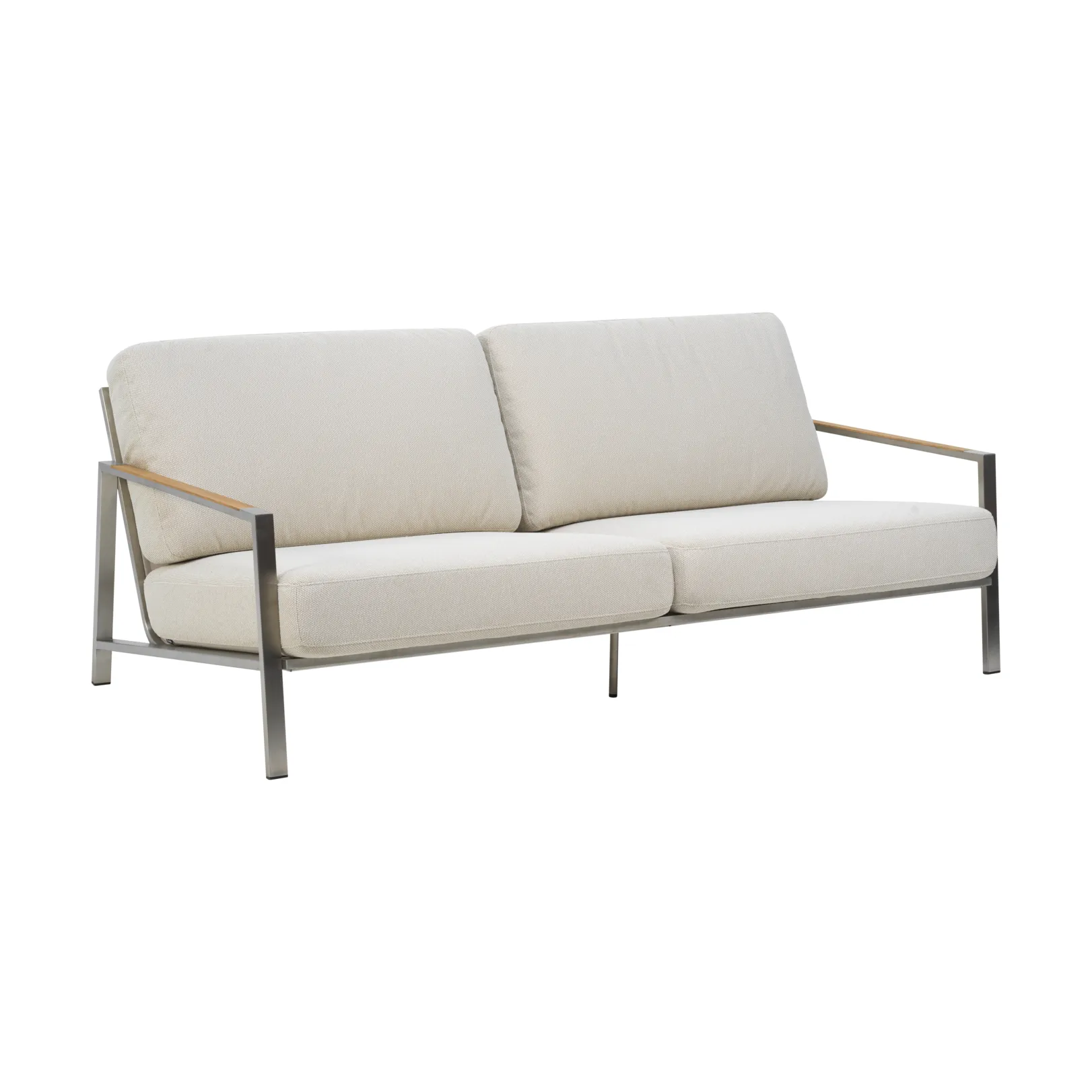 Brafab Naos sohva Stainless steel-dot beige, 2,5-istuttava