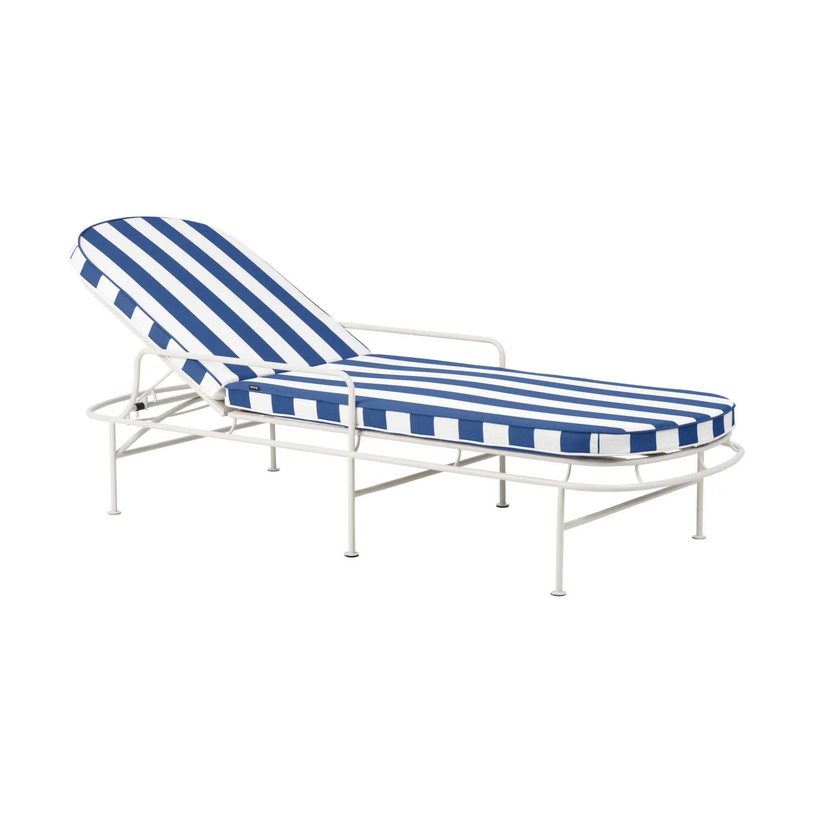 Brafab Arts leposohva 196×96 cm Soft white-siniset raidat