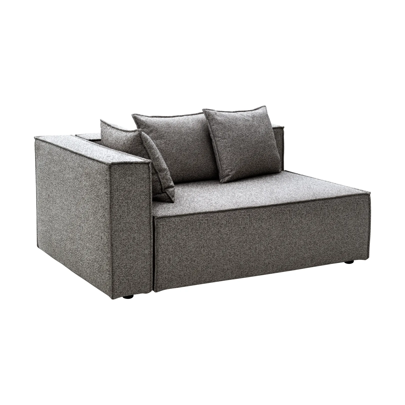 Brafab Muki sohvemoduuli Smokey grey, oikea päätymoduuli