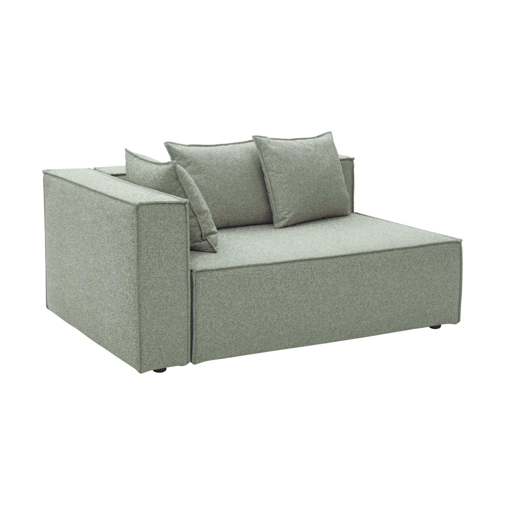 Brafab Muki sohvemoduuli Sea green, oikea päätymoduuli