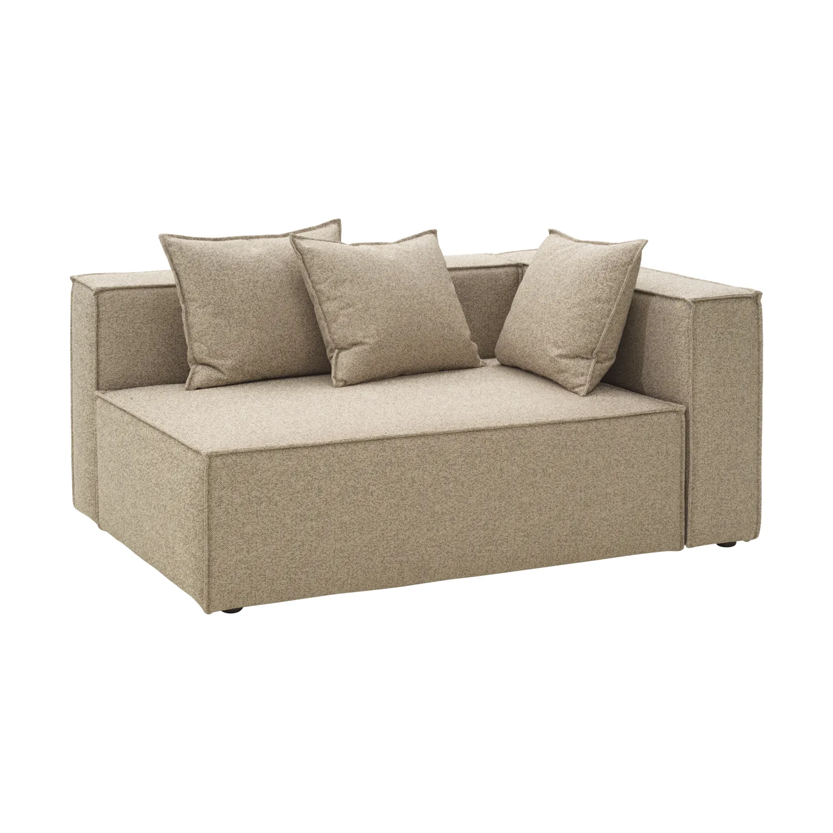 Brafab Muki sohvemoduuli Light taupe, vasen päätymoduuli