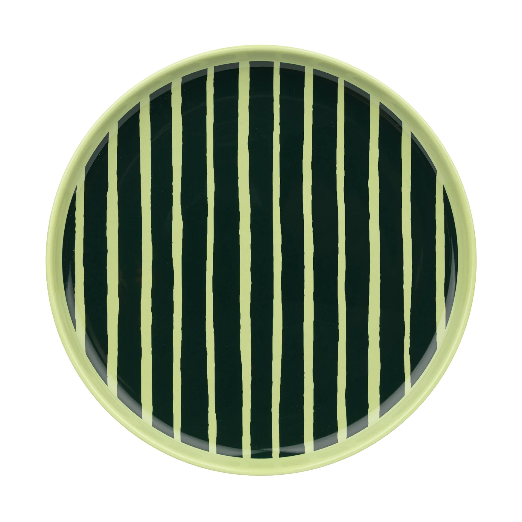 Marimekko Piccolo lautanen 20 cm Päärynä-tummanvihreä