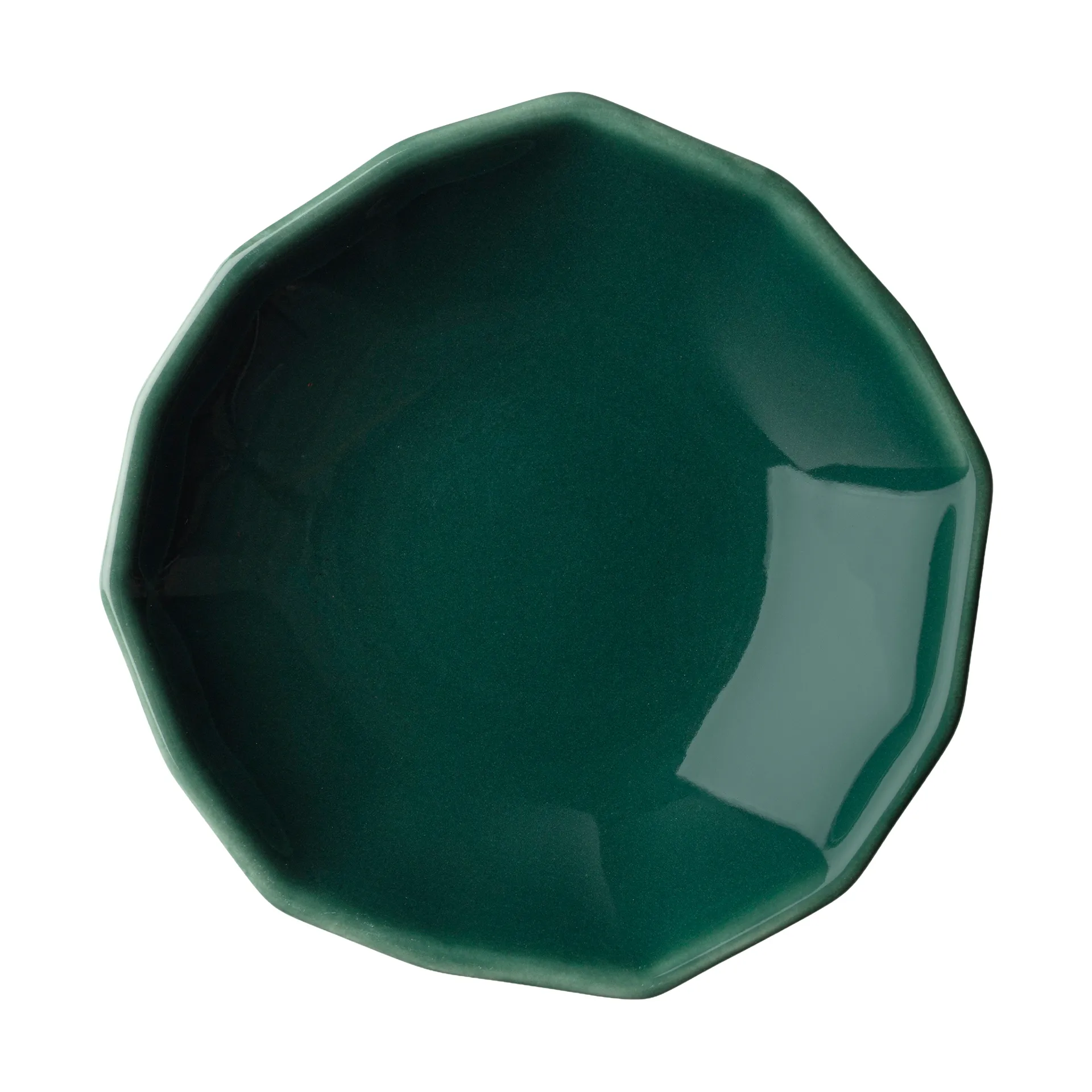 Marimekko Kivet shape lautanen 9 cm tummanvihreä
