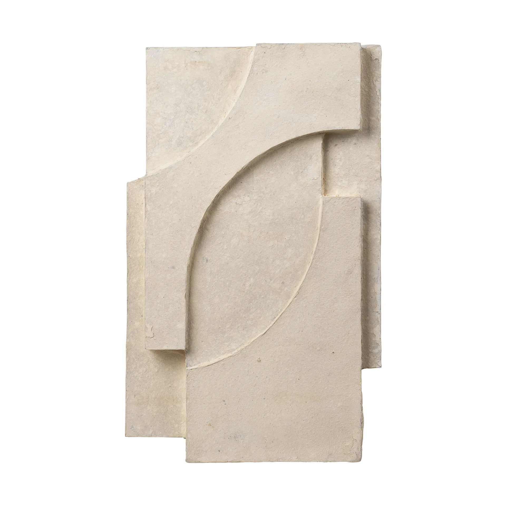 Kristina Dam Studio Serif Relief seinäkoriste M Off white