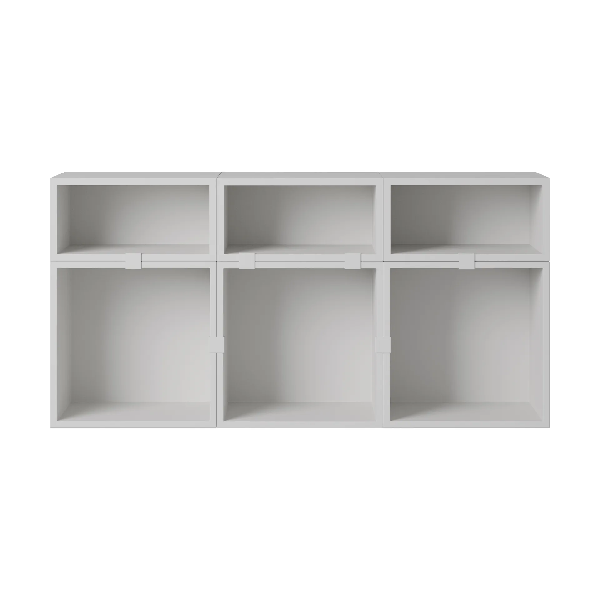 Muuto Stacked säilytysjärjestelmä senkki kokoonpano 5 Harmaa
