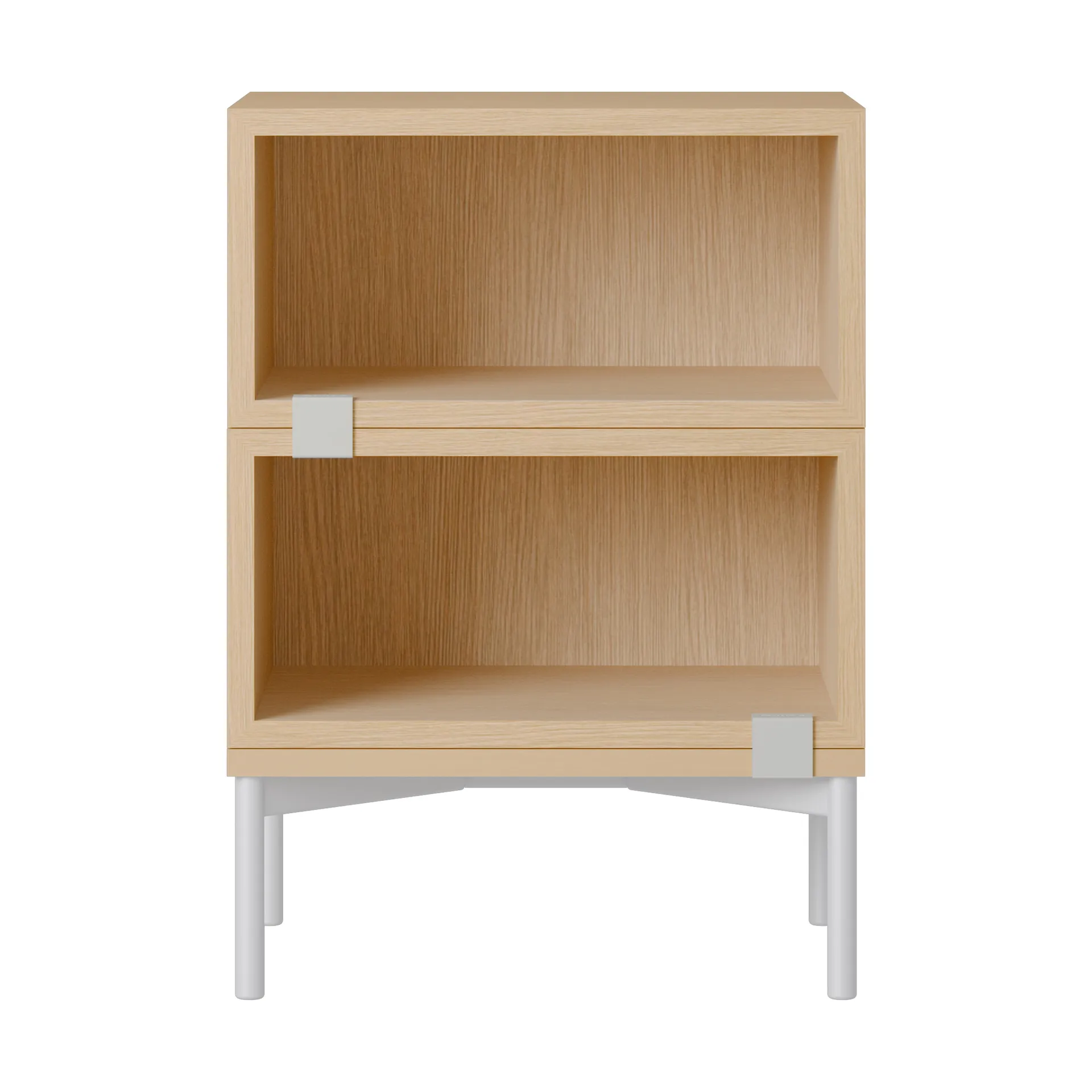 Muuto Stacked säilytysjärjestelmä yöpöytä kokoonpano 1 Tammi
