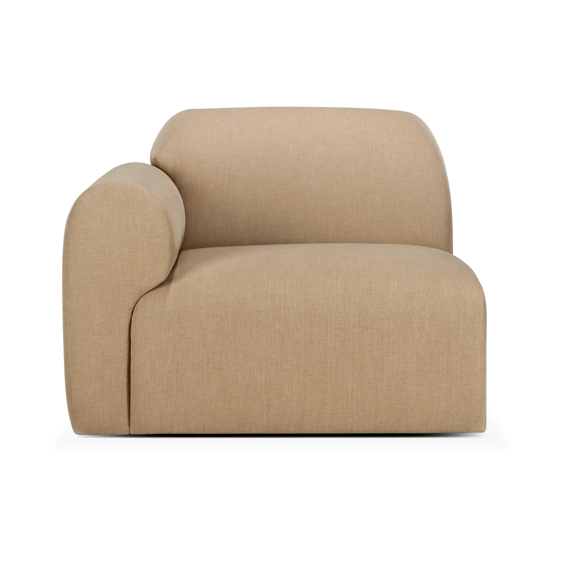 Ethnicraft Bulky moduulisohva pääty käsinojalla oikea Light sepia