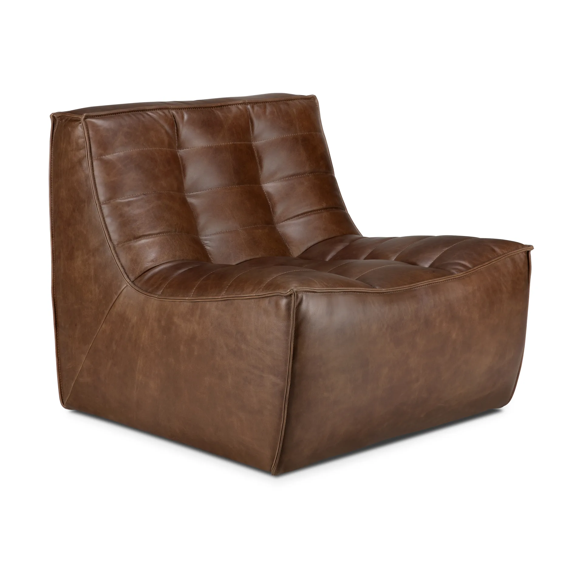Ethnicraft N701 nojatuoli Nahka Chestnut