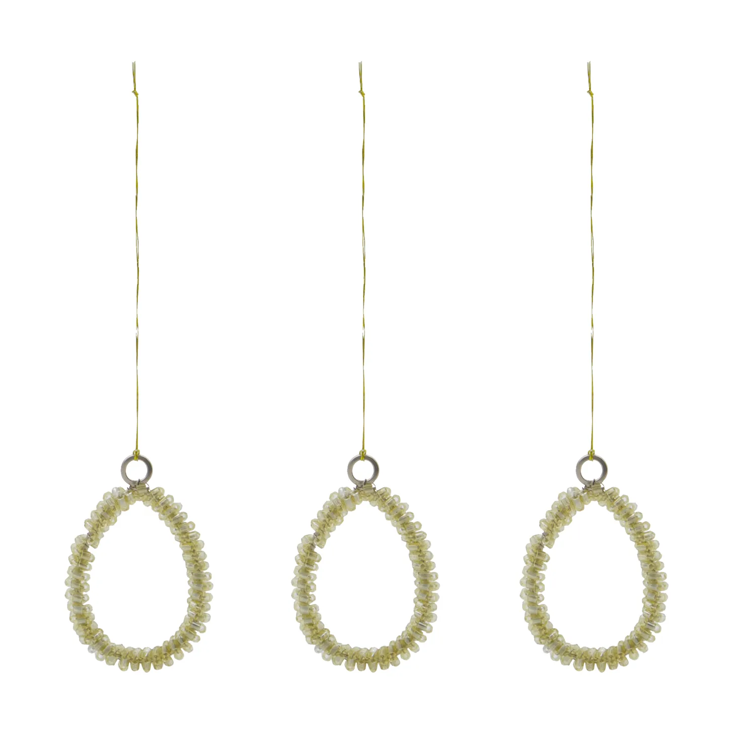 House Doctor Beads pääsiäiskoriste 3-pack Samppanja