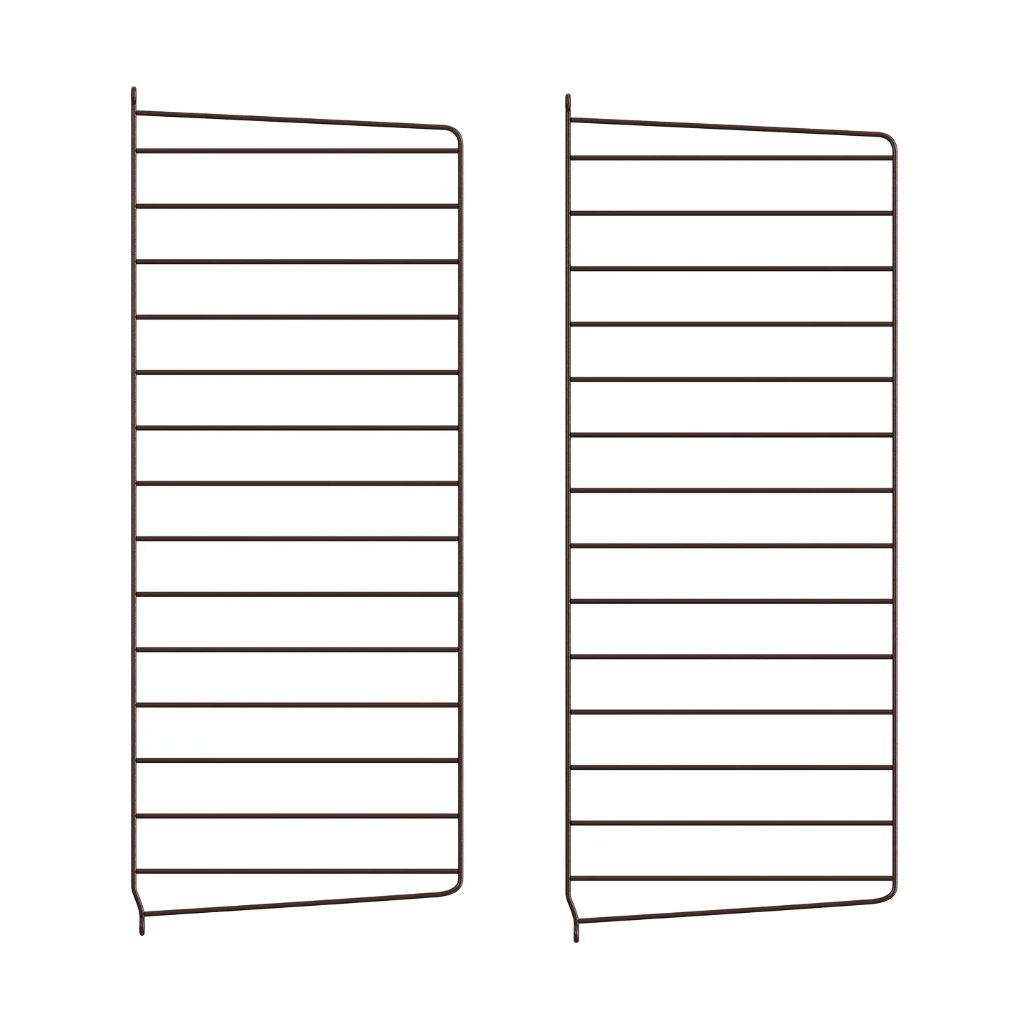 String String seinäpääty Tummanruskea, 75x30 cm, 2-pack