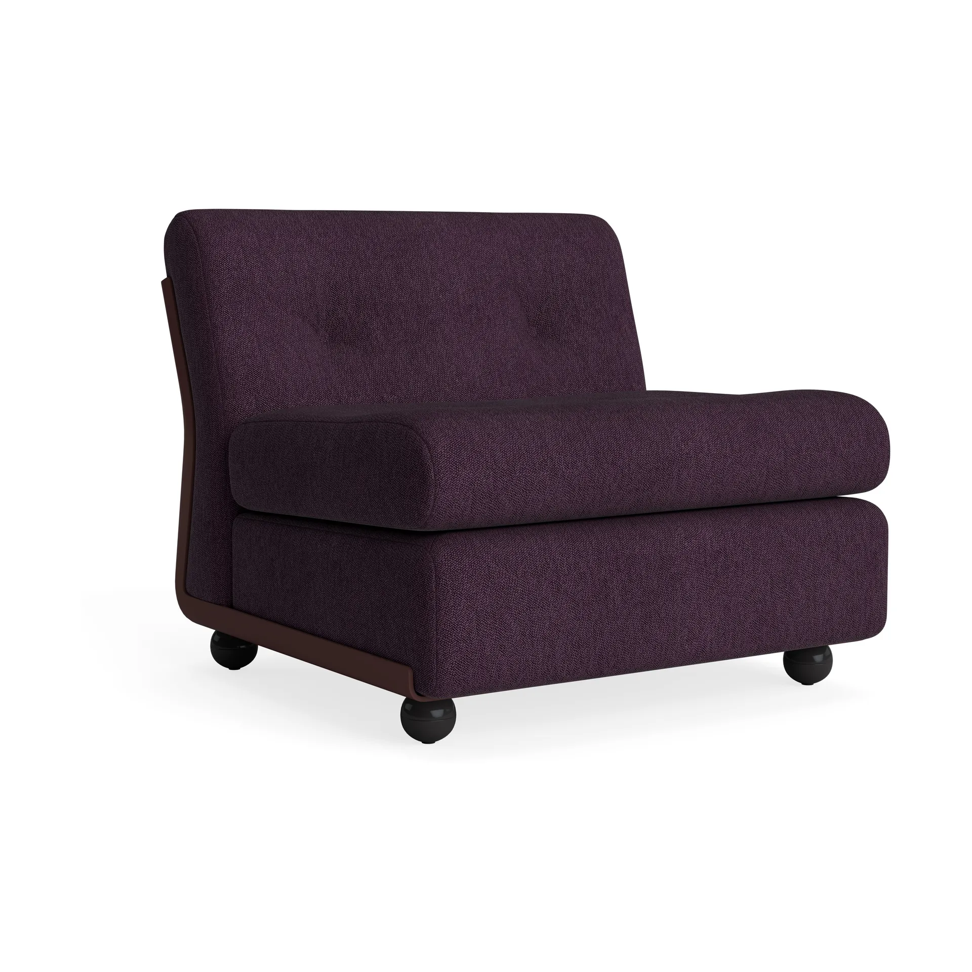 HAY Amanta sohvemoduuli Burgundy red-turf burgundy, 1-istuttava/nojatuoli