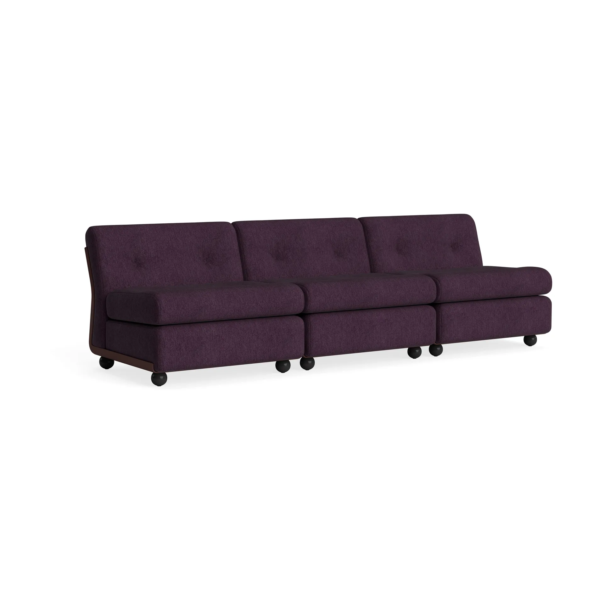 HAY Amanta sohvemoduuli Burgundy red-turf burgundy, 3-istuttava