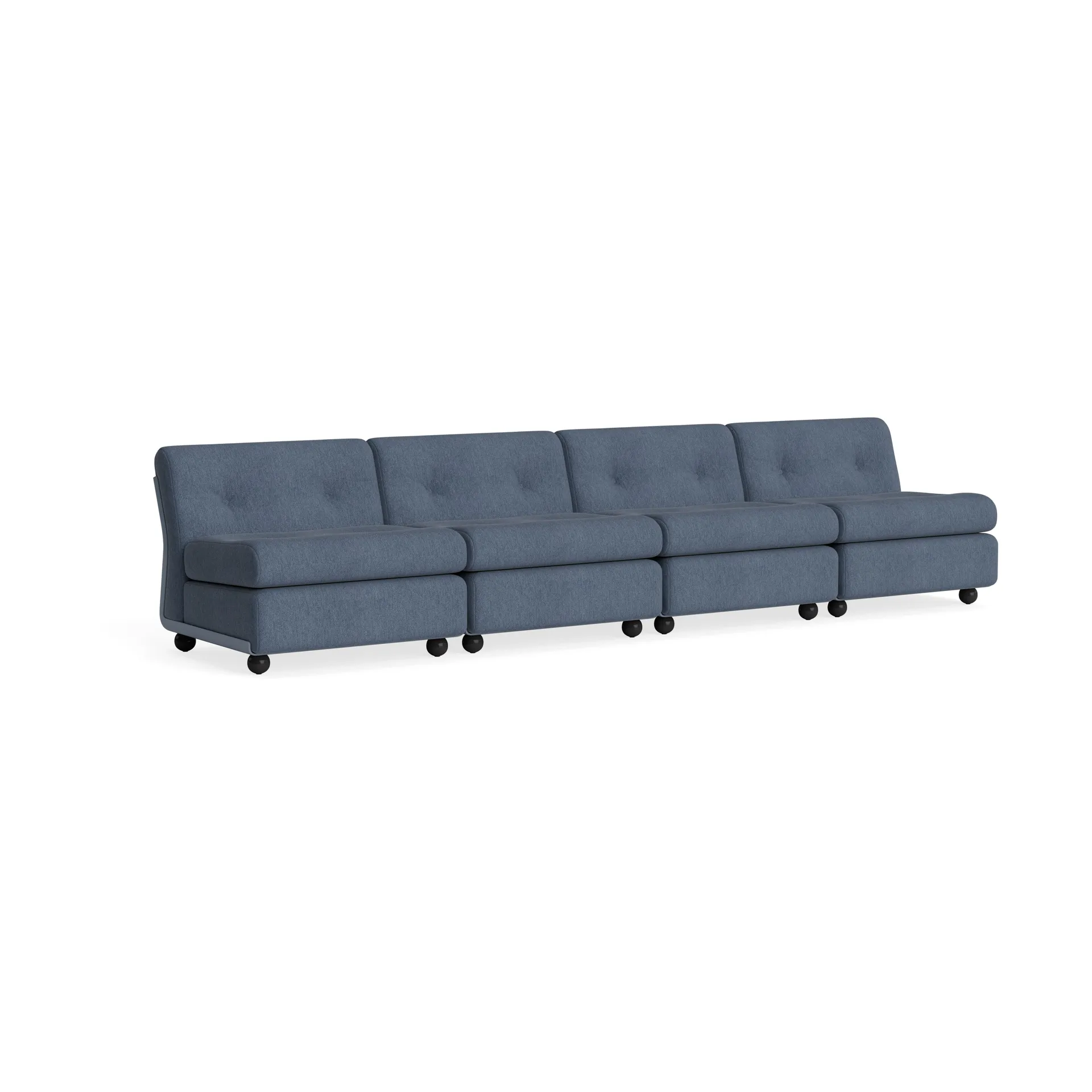 HAY Amanta sohvemoduuli Frost blue-turf blue, 4-istuttava