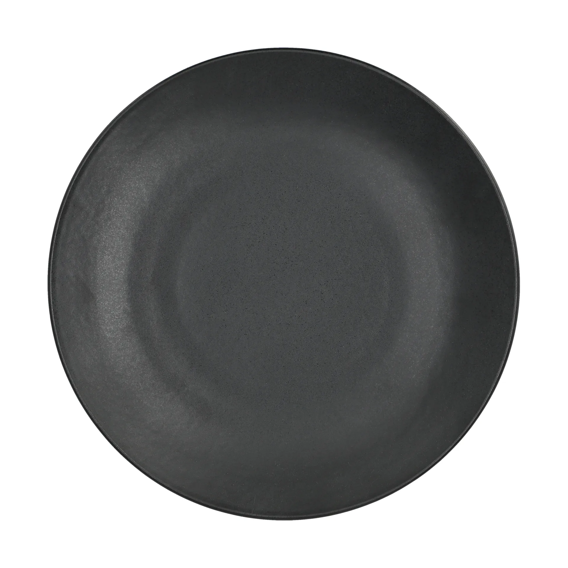 Scandi Living Terra ruokalautanen Musta kivitavara, Ø26,5 cm