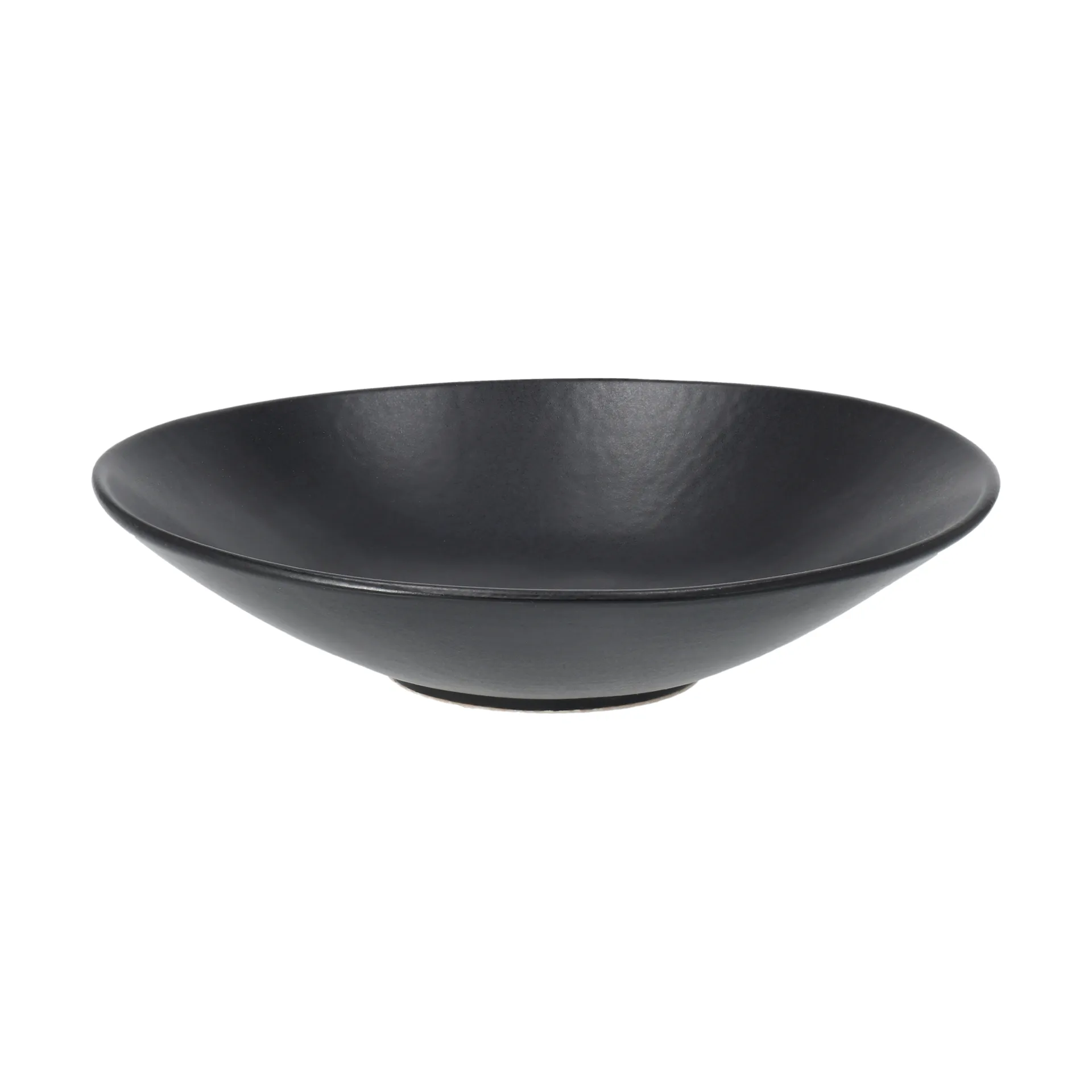 Scandi Living Terra pastalautanen Musta kivitavara, Ø22,5 cm