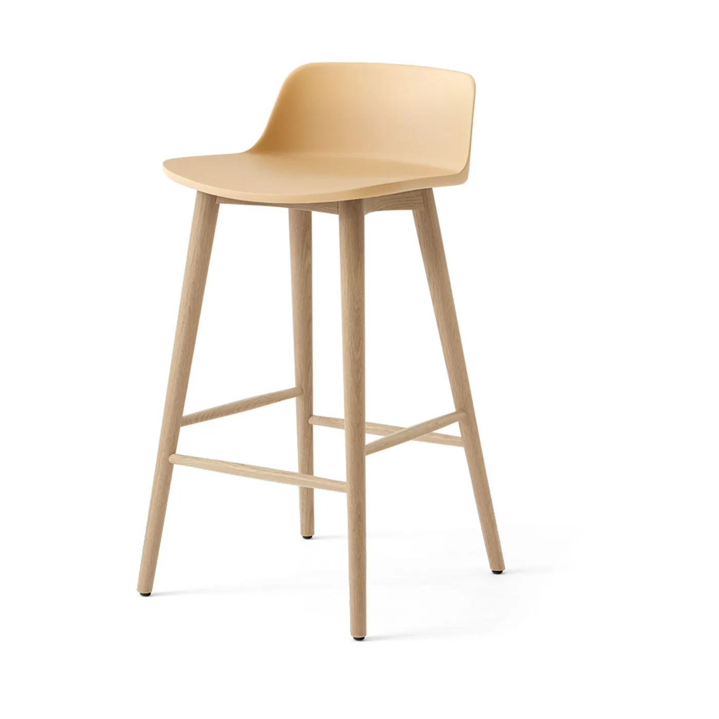 &Tradition Rely HW118 baarituoli Beige sand-lakattu tammi, 65 cm