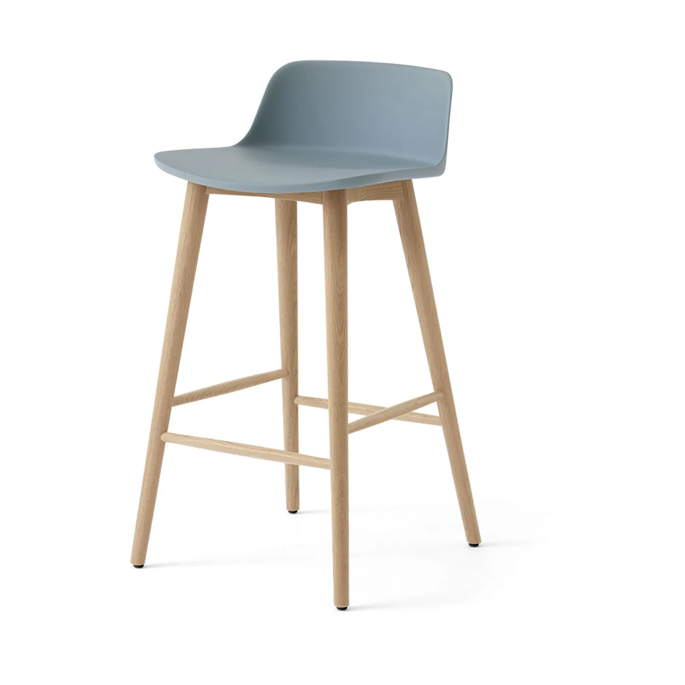 &Tradition Rely HW118 baarituoli Light blue-lakattu tammi, 65 cm