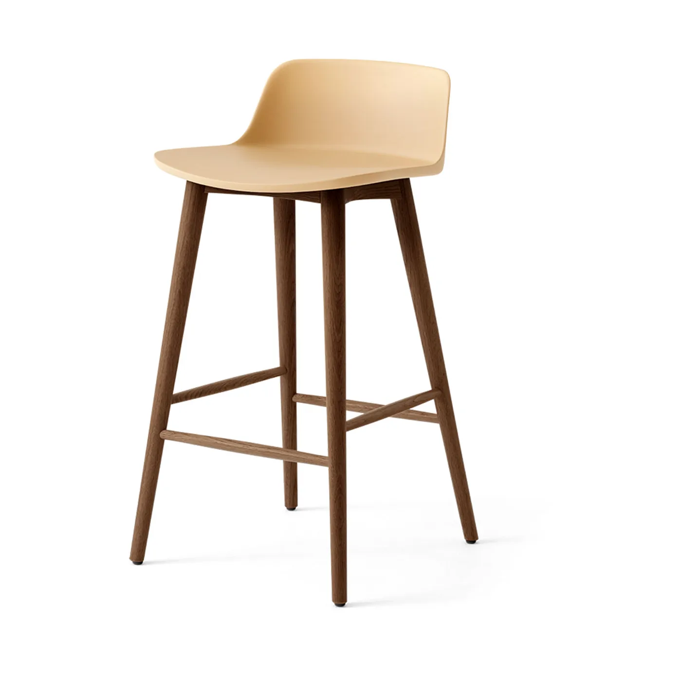 &Tradition Rely HW118 baarituoli Beige sandilakattu pähkinä, 65 cm