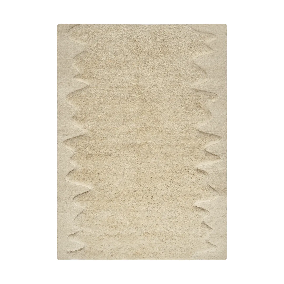 Tom Dixon Wobble matto Natural, 200x300 cm