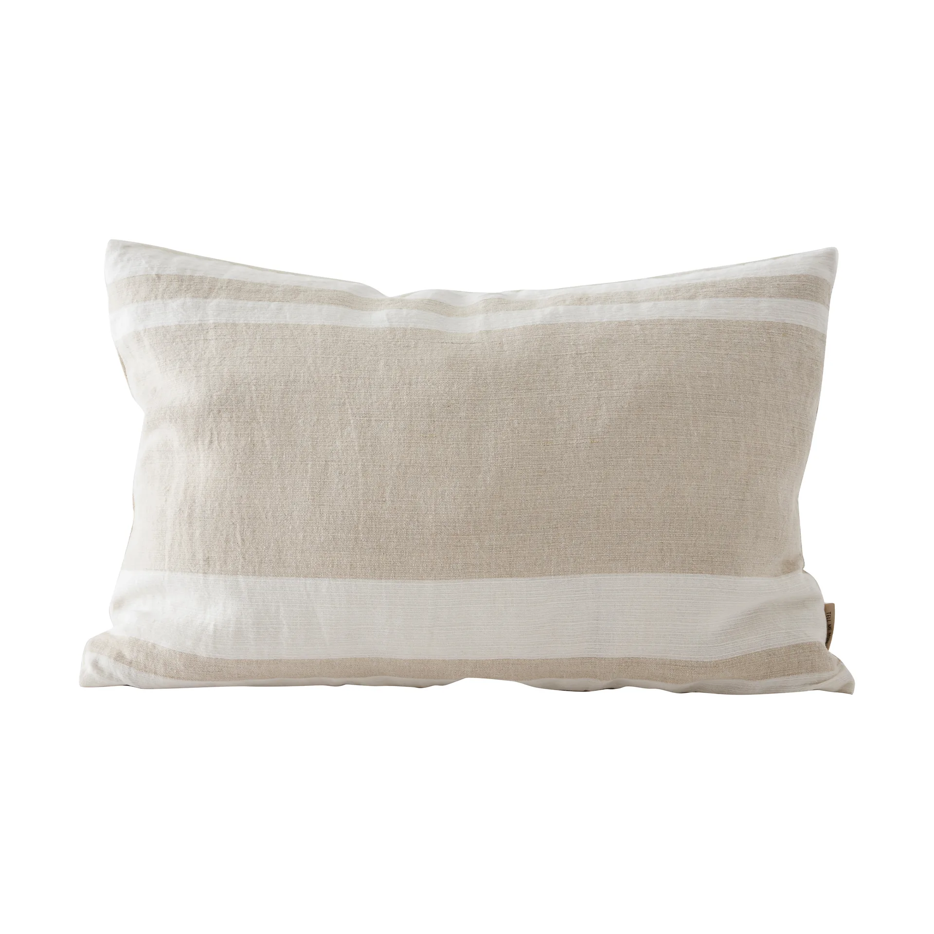 Tell Me More Jules tyynynpäällinen Natural raita, 40x60 cm