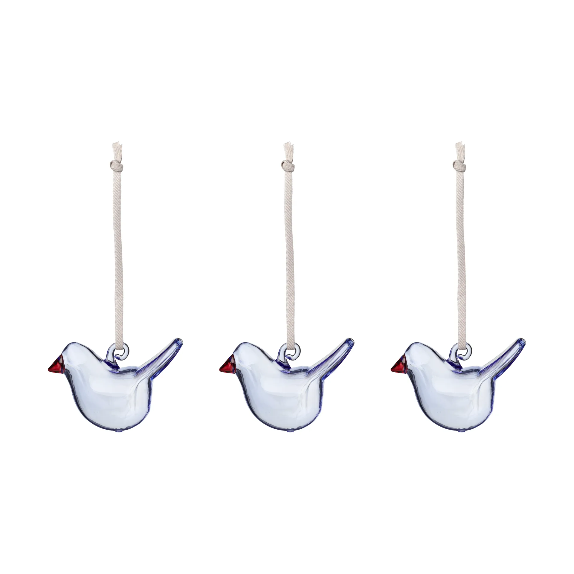 Iittala Iittala lasilintu Kirkkaansininen, mini, 3-packi
