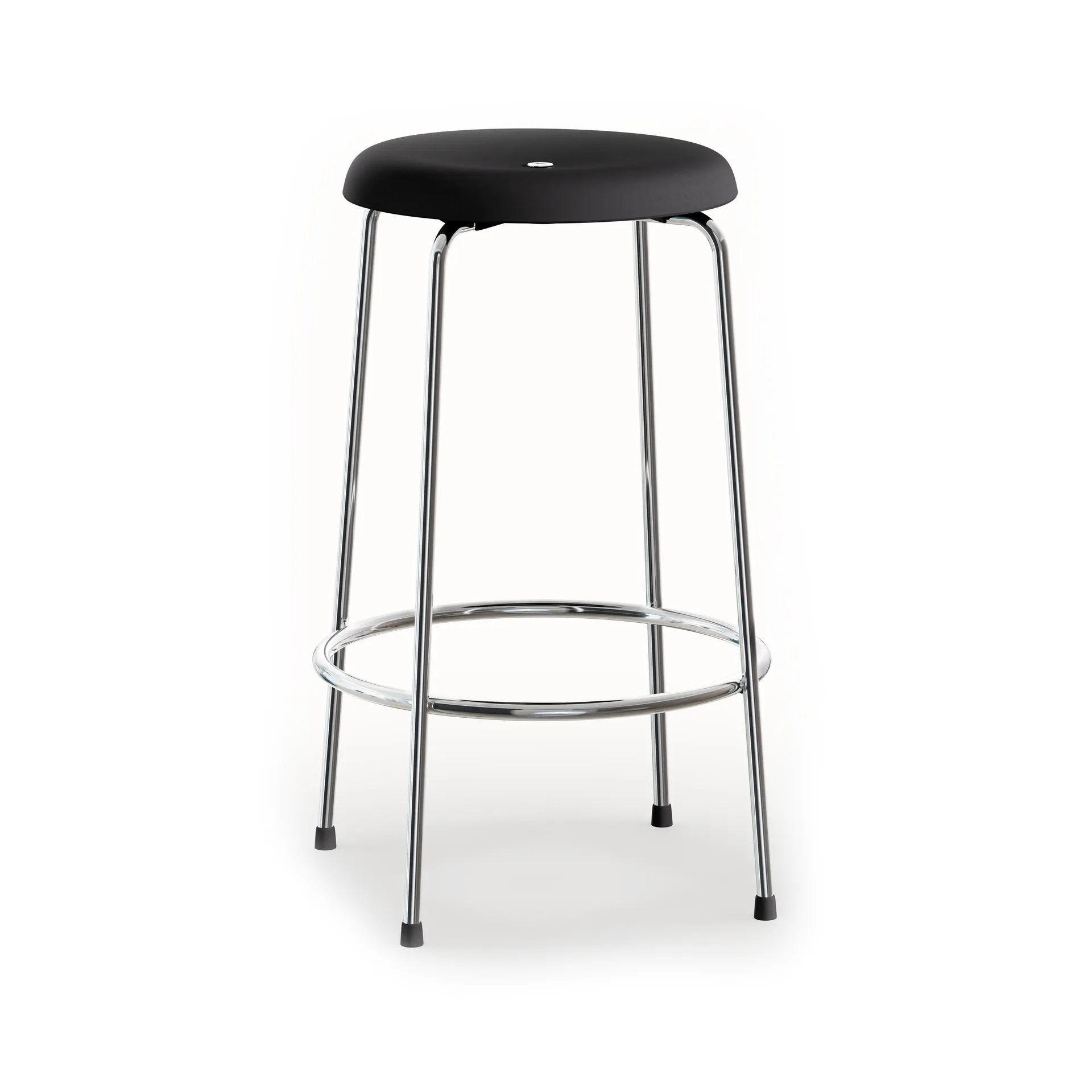 Lammhults Taburett-baarijakkara Musta kromijalka, 63 cm