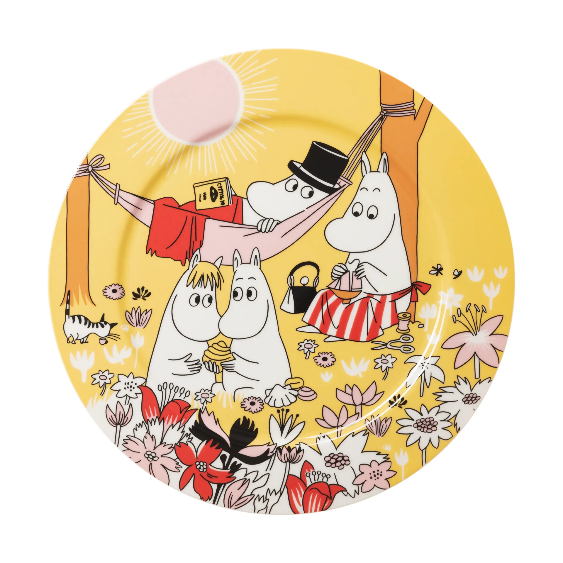 Moomin Arabia Perhehetki Muumi tarjoiluvati Keltainen, 30 cm