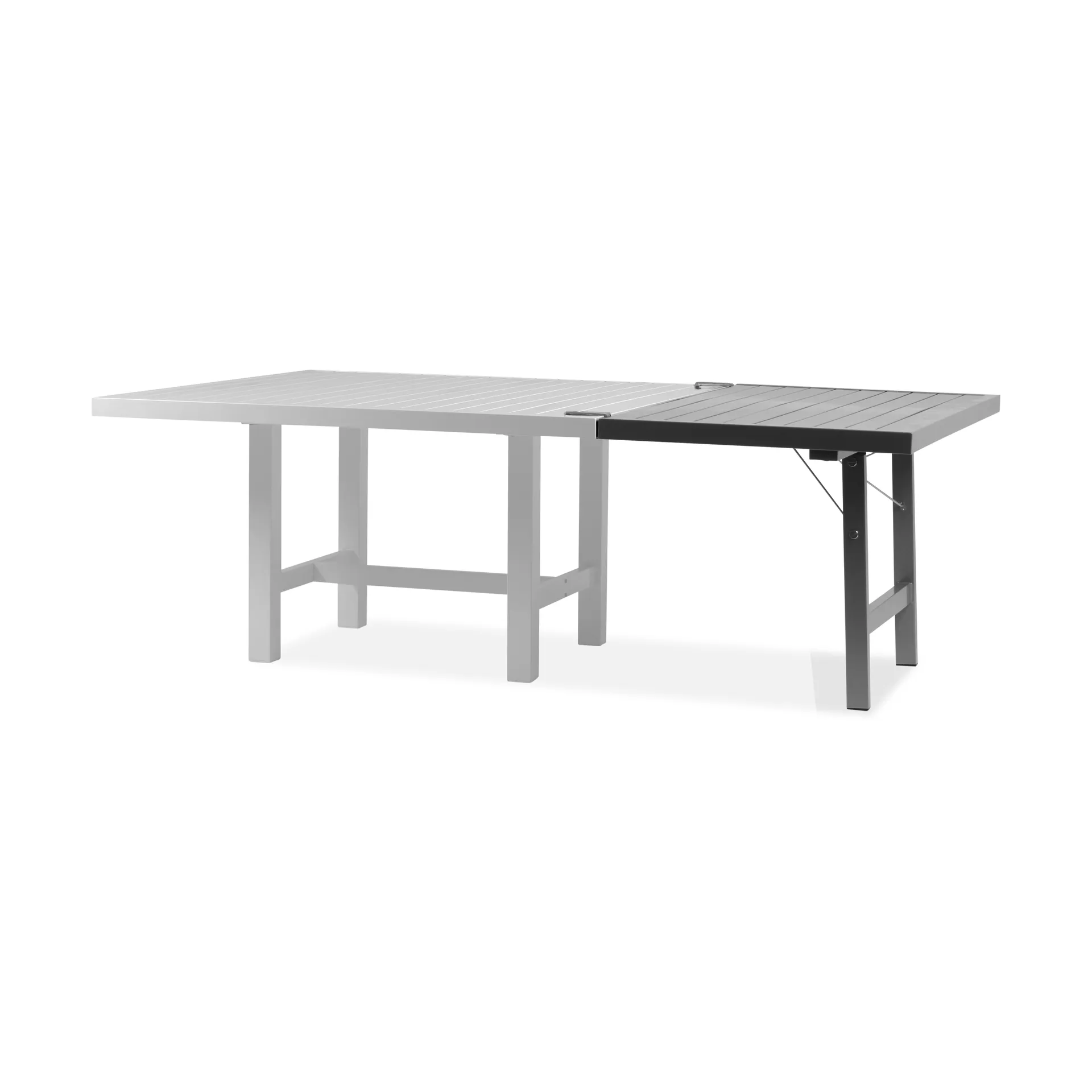 Fri Form 68 jatkolevy jaloilla Harmaa, K: 72 cm