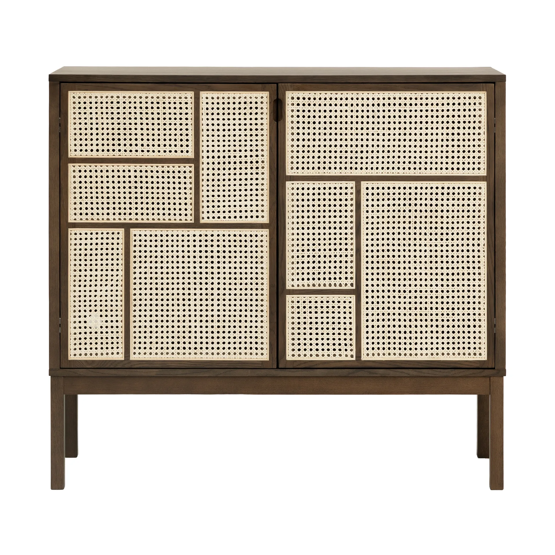 Design House Stockholm Air sivupöytä Tumma tammi, 120x110 cm, jaloilla