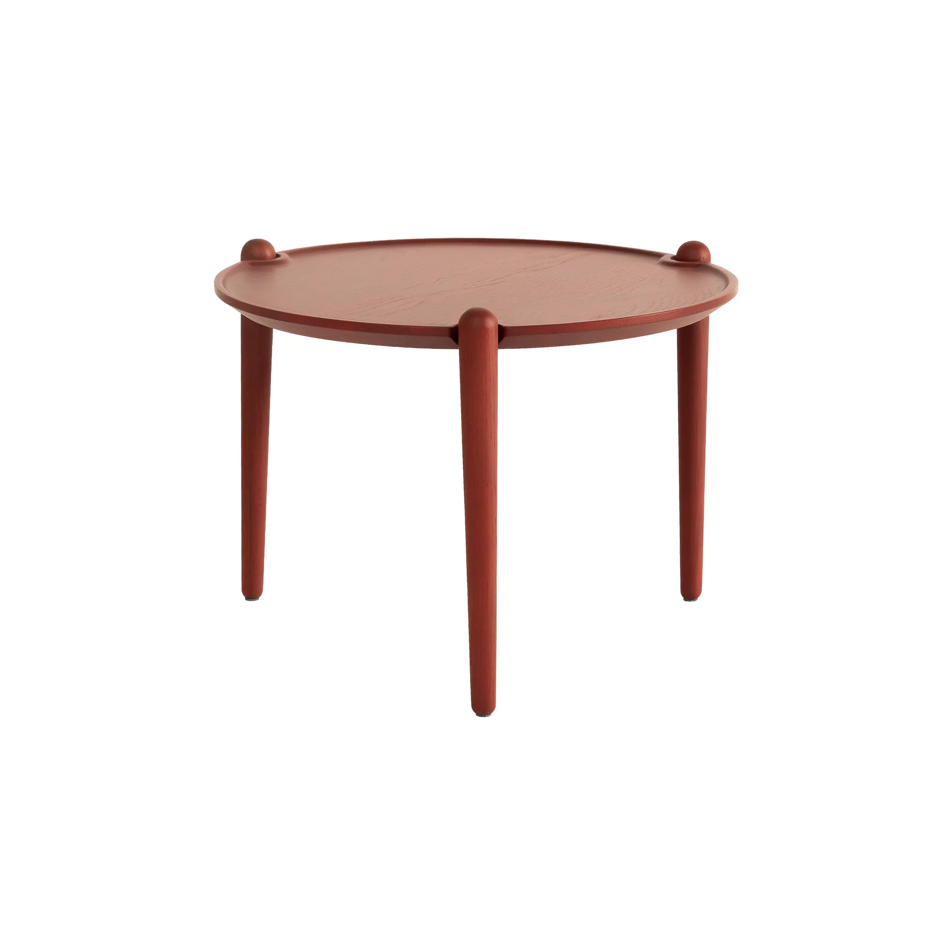 Design House Stockholm Aria soffbord Red, Ø50×37 cm