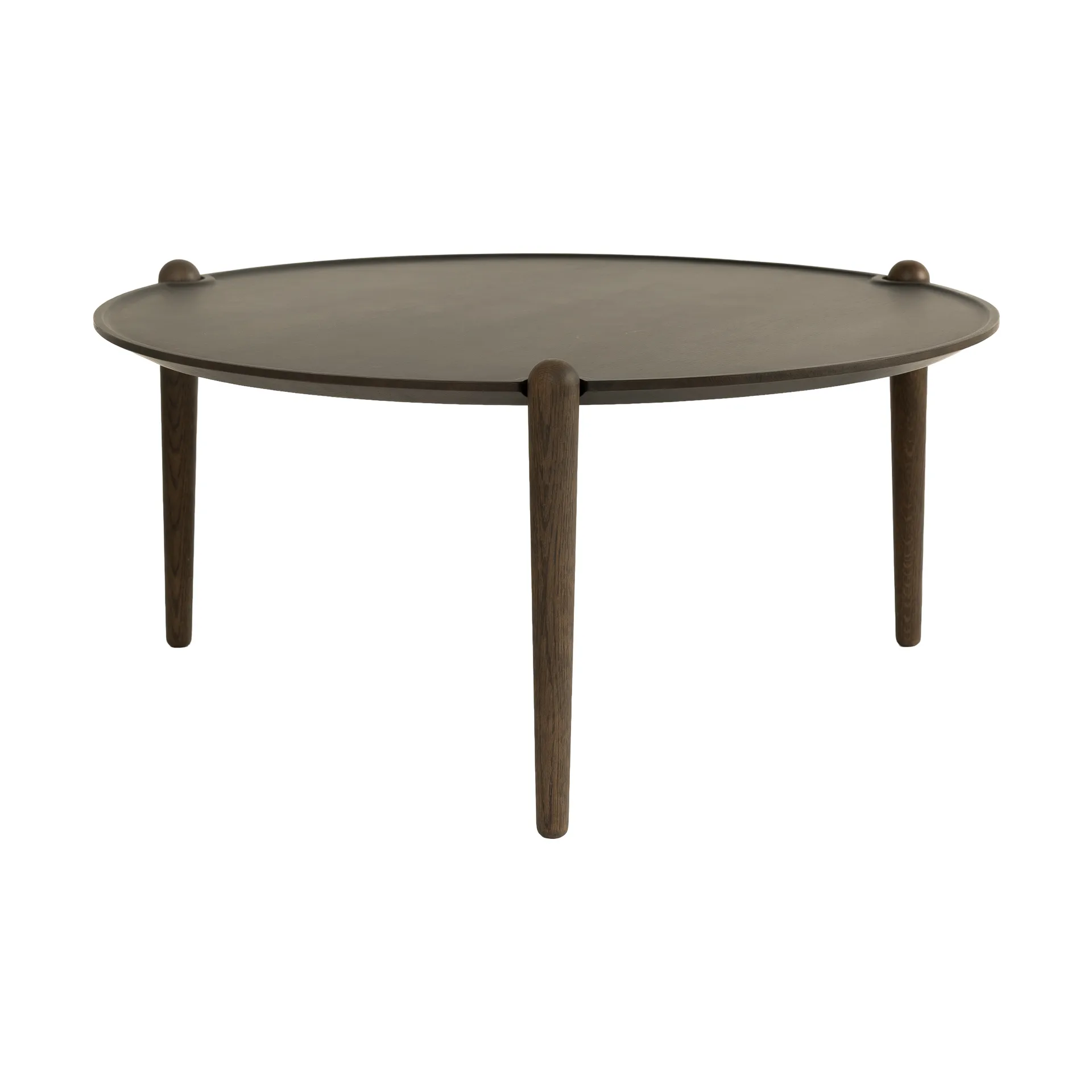 Design House Stockholm Aria soffbord Tumma tammi, Ø90×42,5 cm