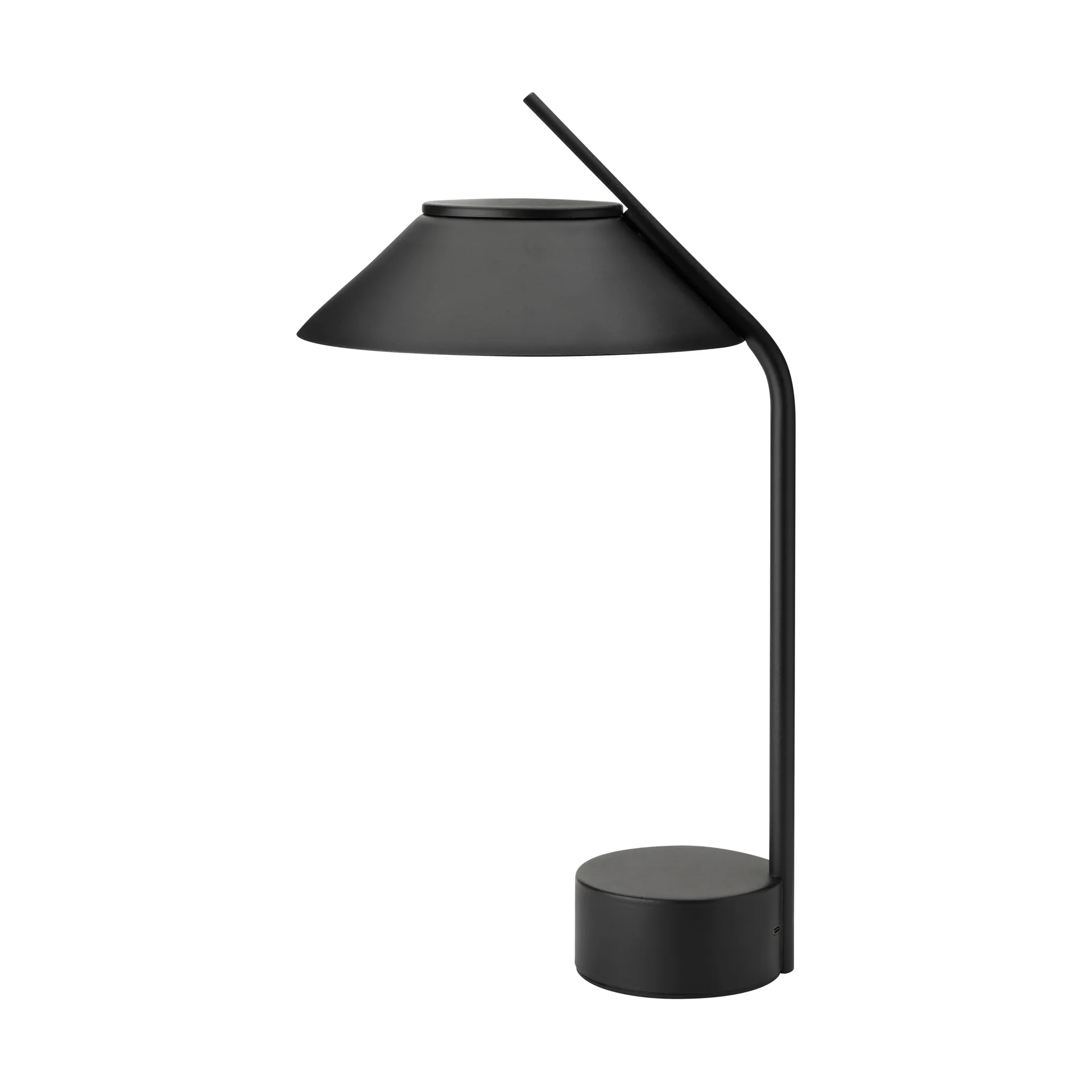 Stelton Vinkel LED pöytälamppu kannettava Musta