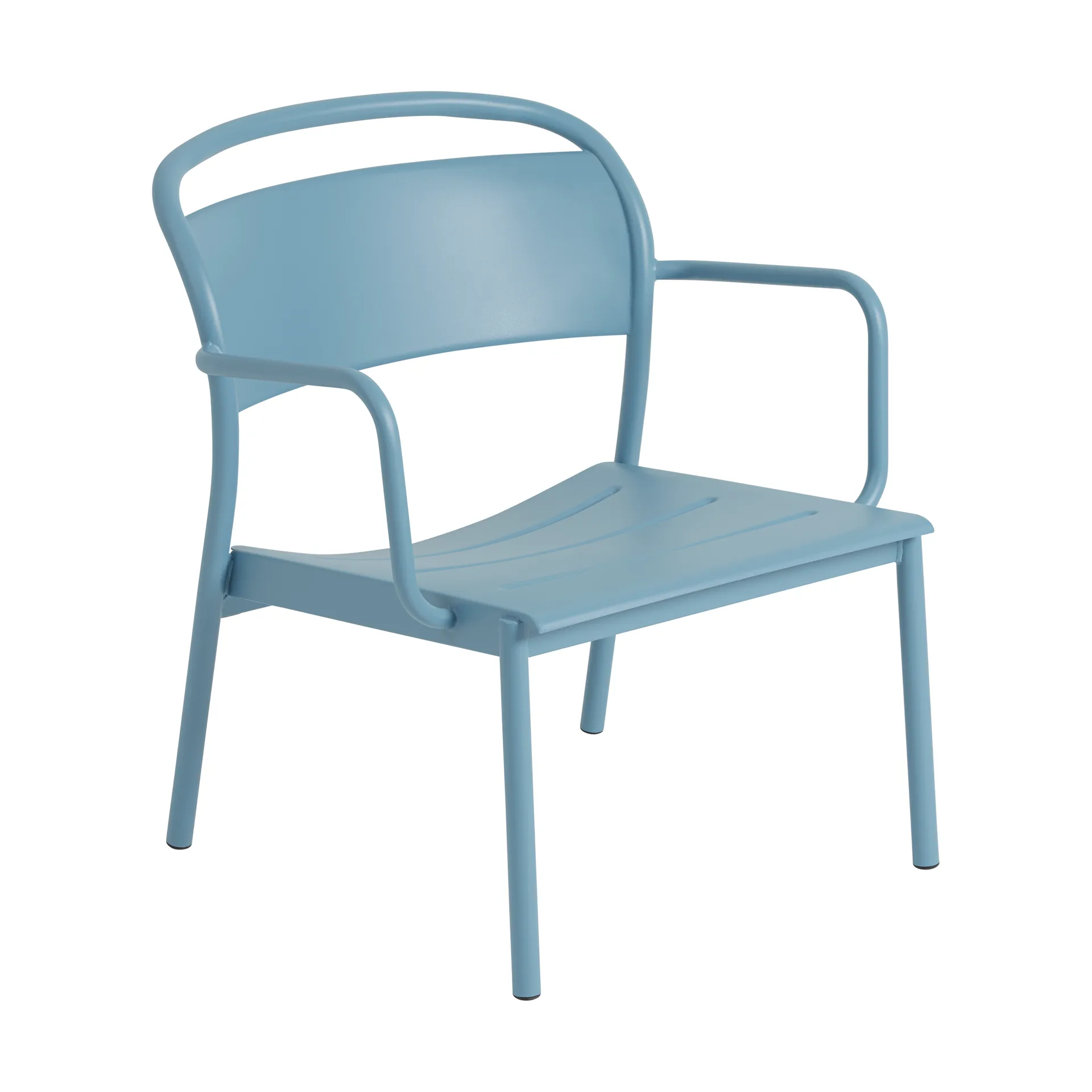 Muuto Linear Steel nojatuoli Vaalea sininen