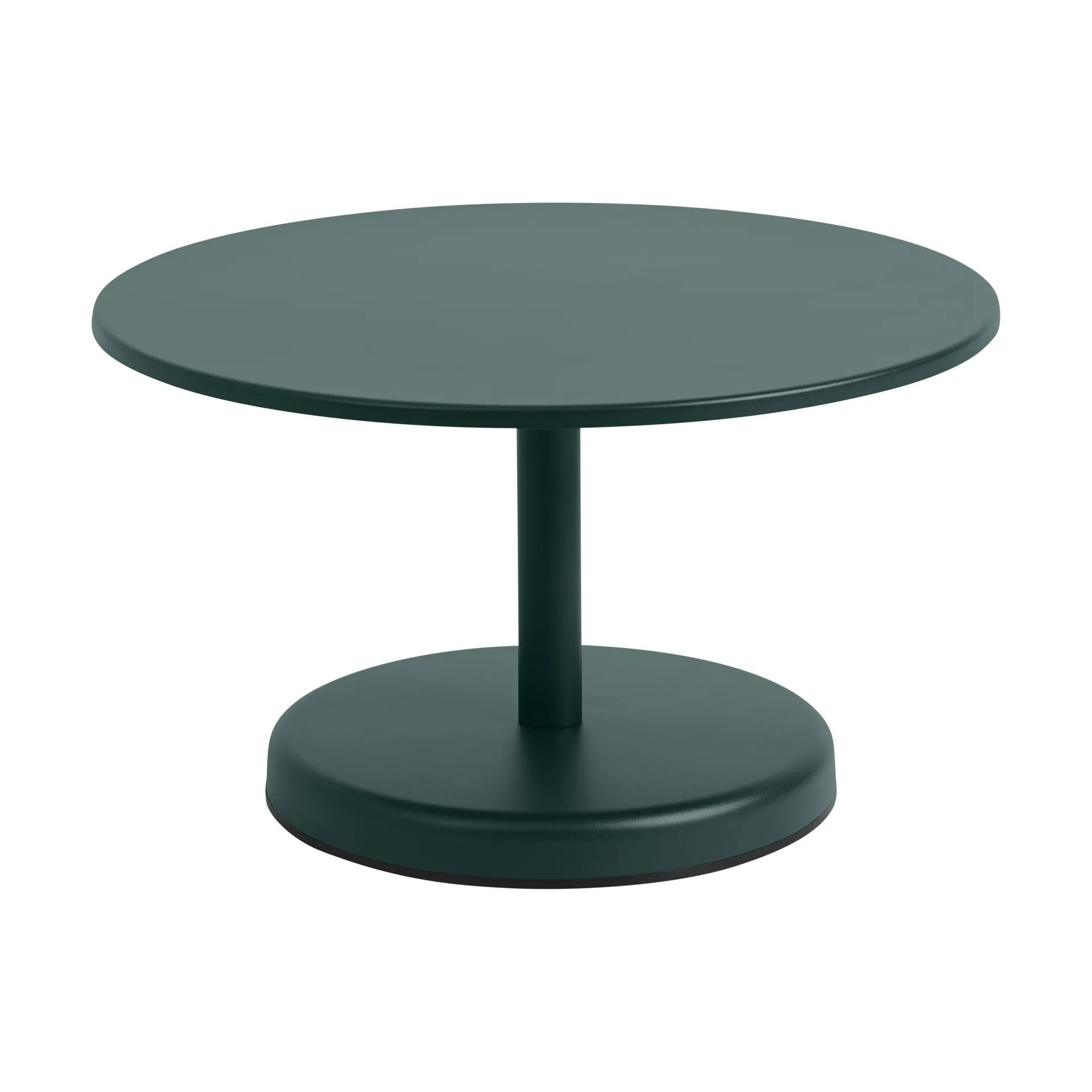 Muuto Linear Steel sohvapöytä Tummanvihreä, Ø70×40 cm