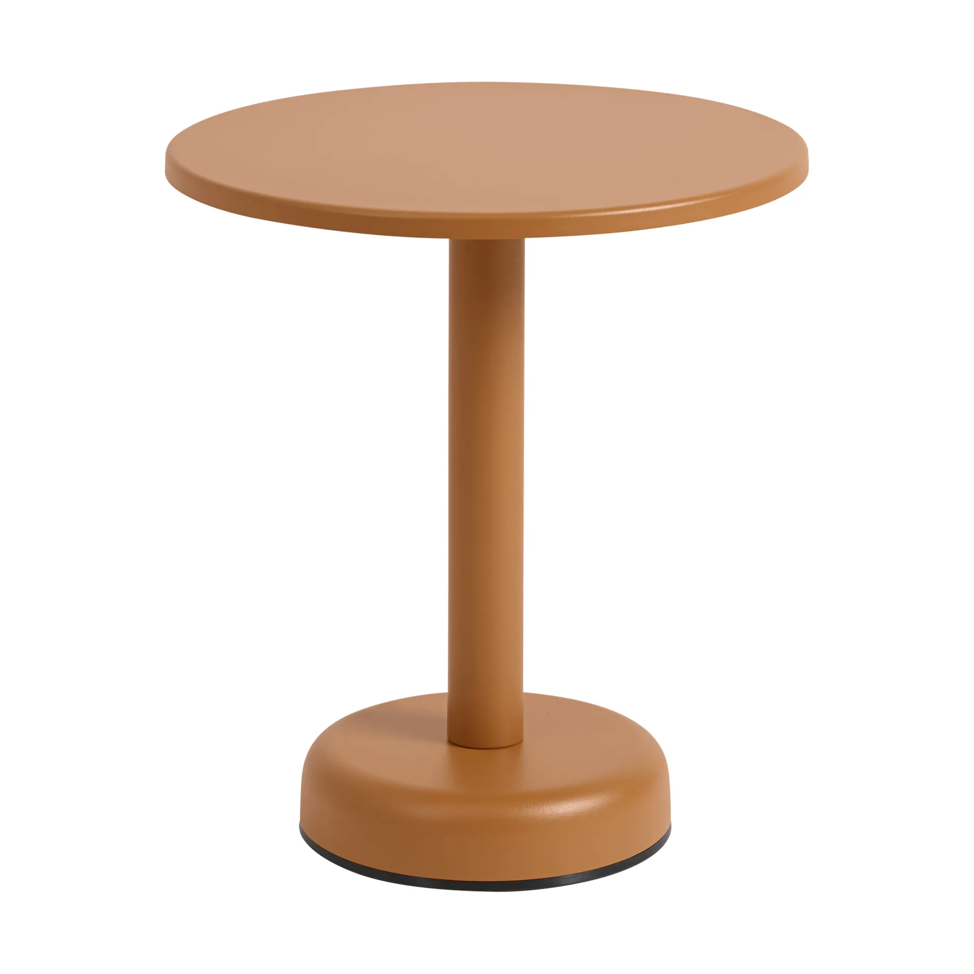Muuto Linear Steel sohvapöytä Burnt orange, Ø42×47 cm