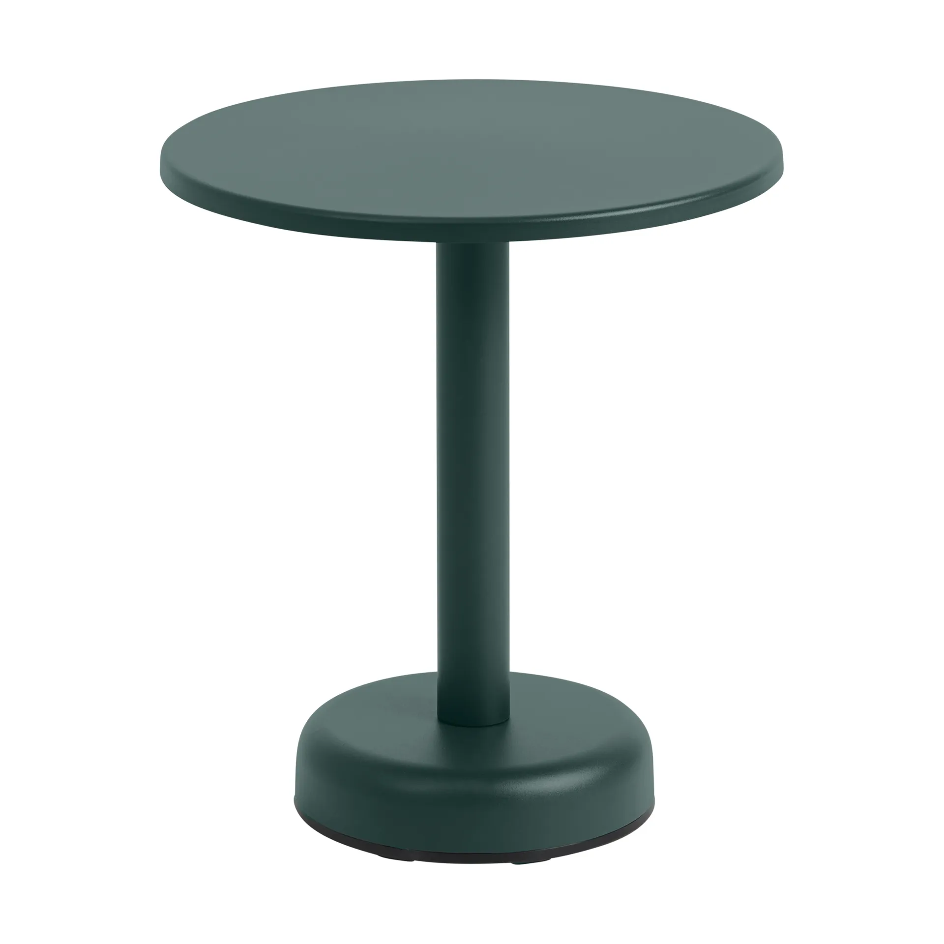 Muuto Linear Steel sohvapöytä Tummanvihreä, Ø42×47 cm