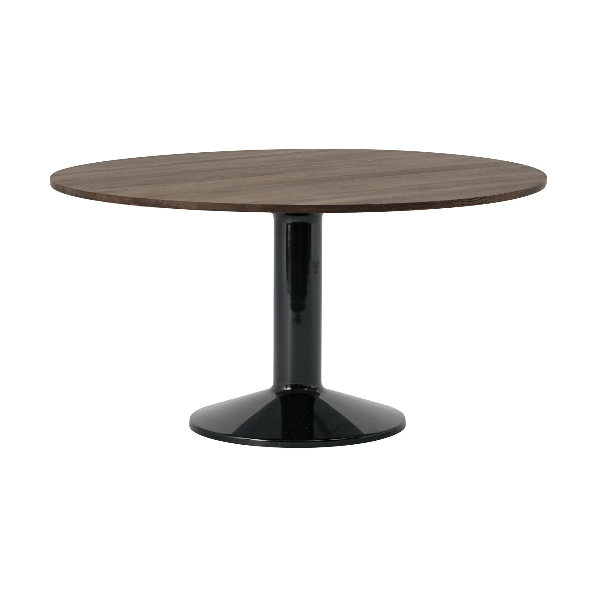Muuto Midst pilaripöytä Tummaksi öljytty tammi-black, Ø140 cm