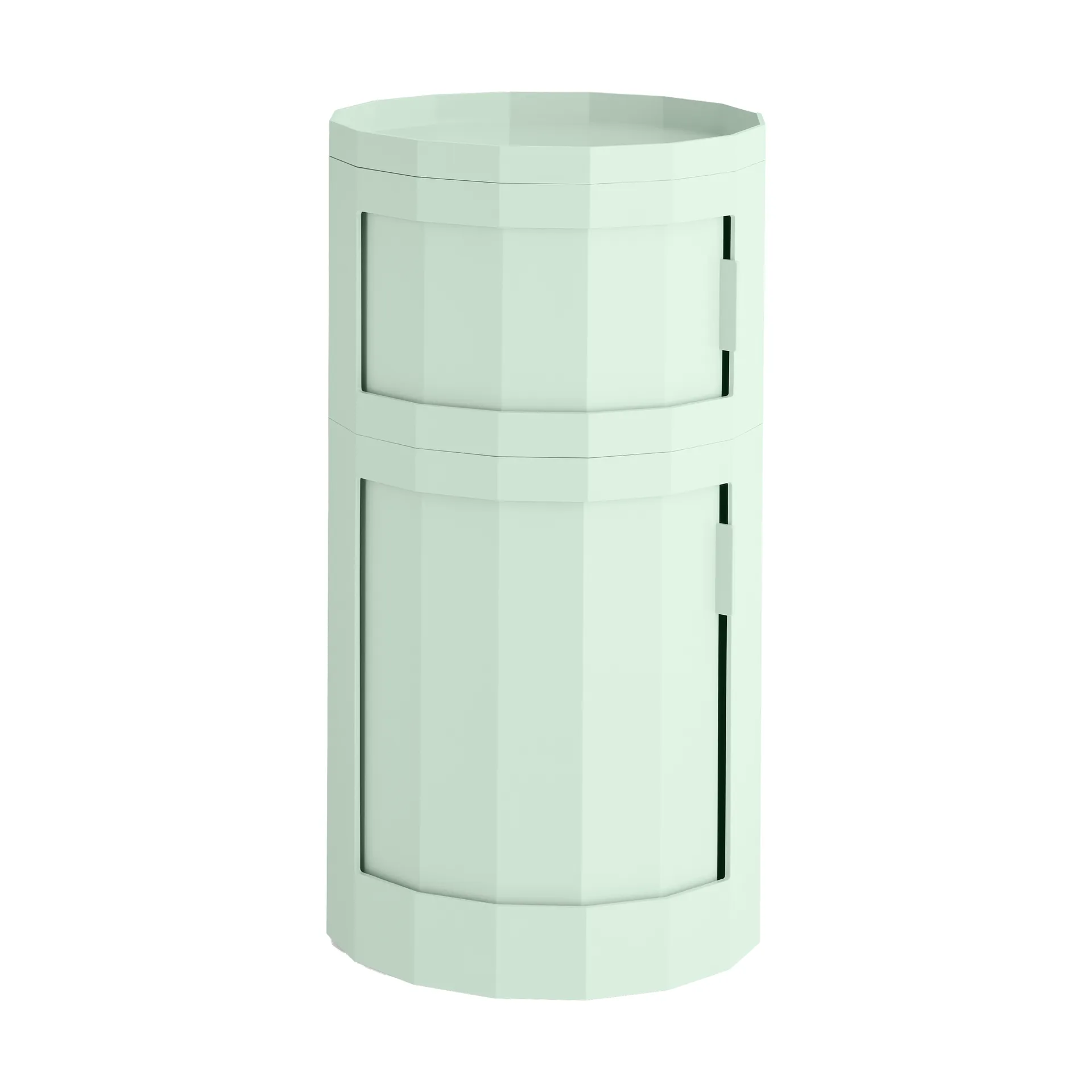 HAY Facet Cabinet 110 sivupöytä Soft mint