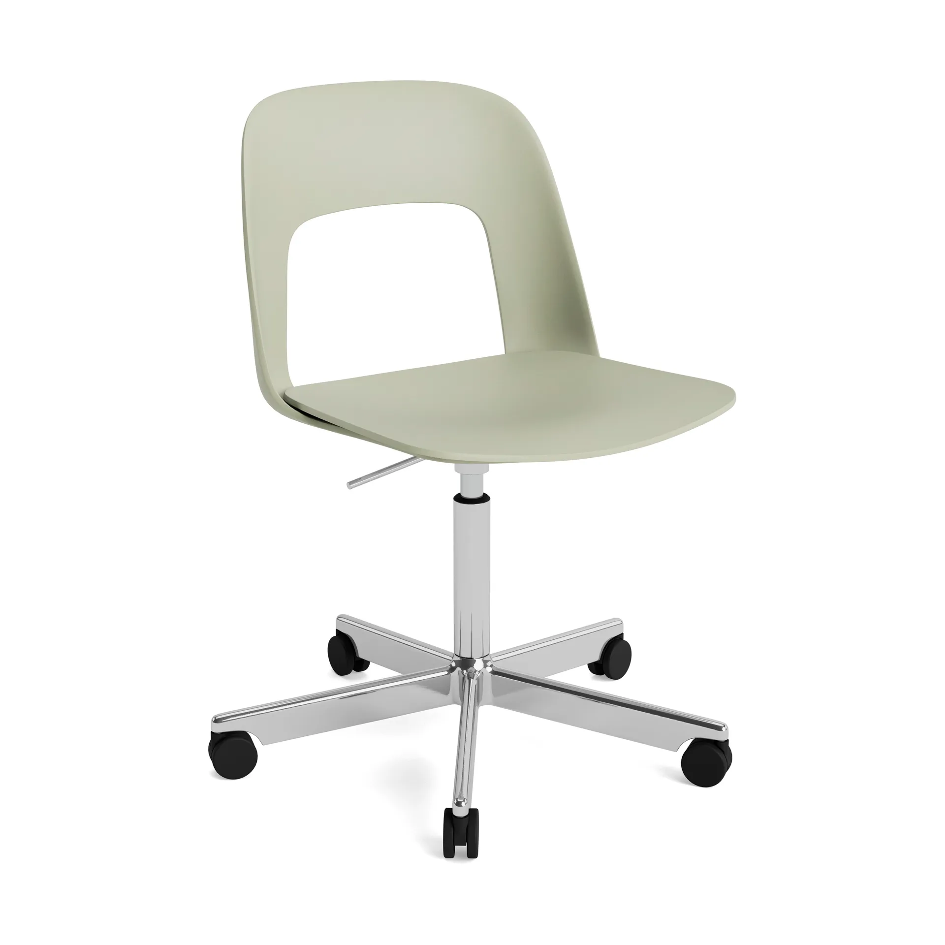 HAY Layout Chair 141 tuoli Bottle green-kiillotettu alumiini