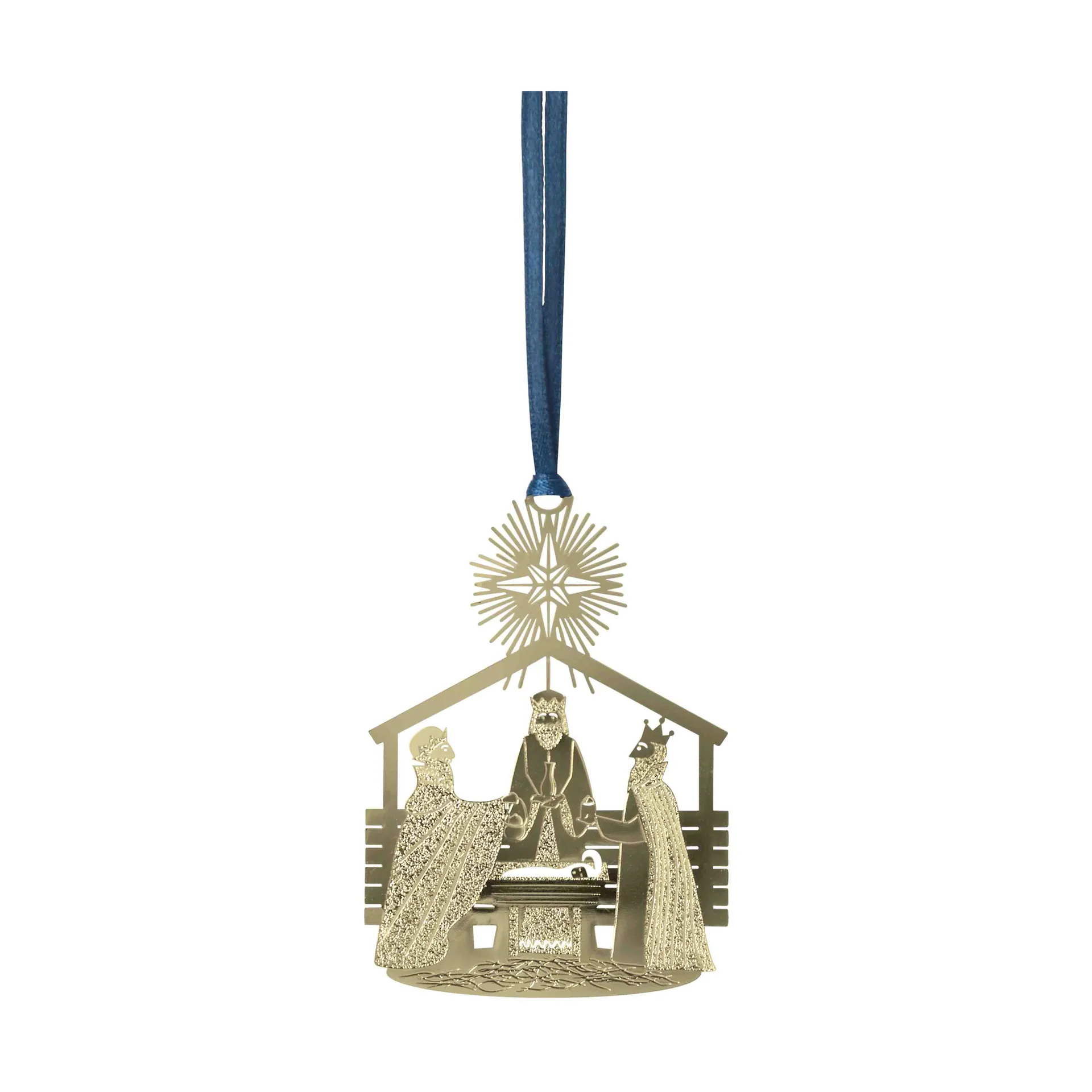 Pluto Design Betlehemin tähti koriste riippuva ornamentti Kulta