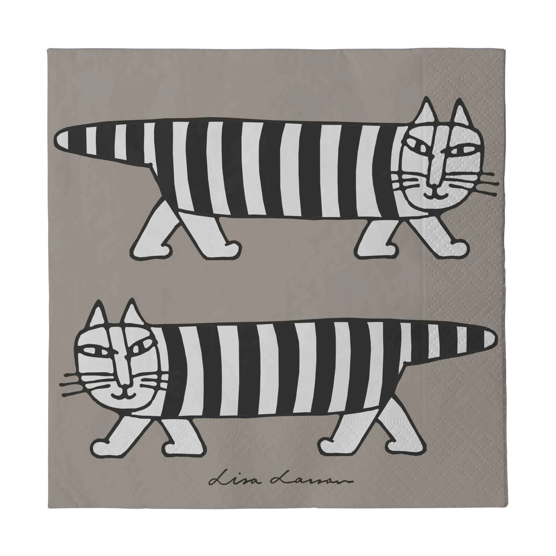 Pluto Design Lisa Larsson Mikey lautasliinat 24-pack Harmaa
