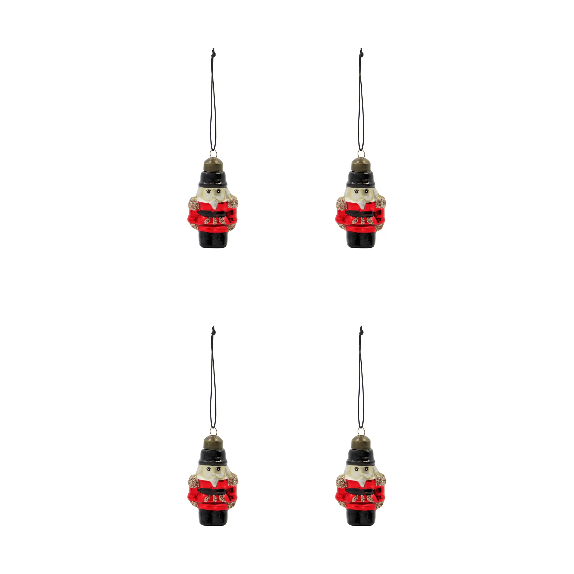 House Doctor Tino joulukoriste 4-pack Punainen
