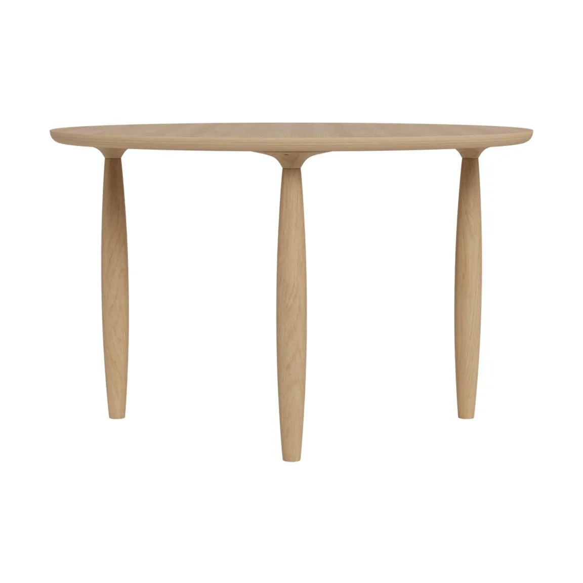 NORR11 Oku ruokapöytä Natural oak, Ø120 cm