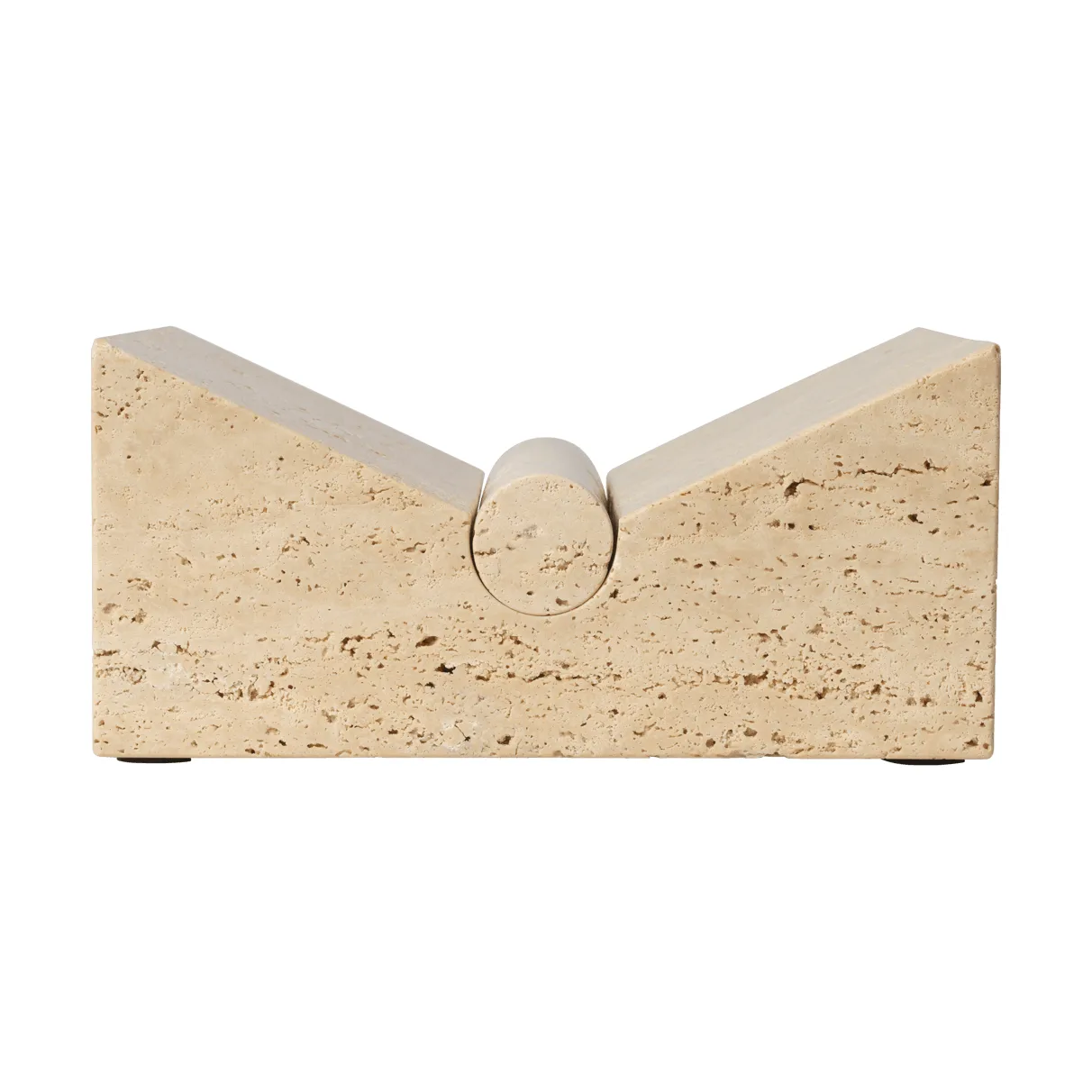 Ferm Living Tvara kirjatuet Travertiini, 22x22 cm